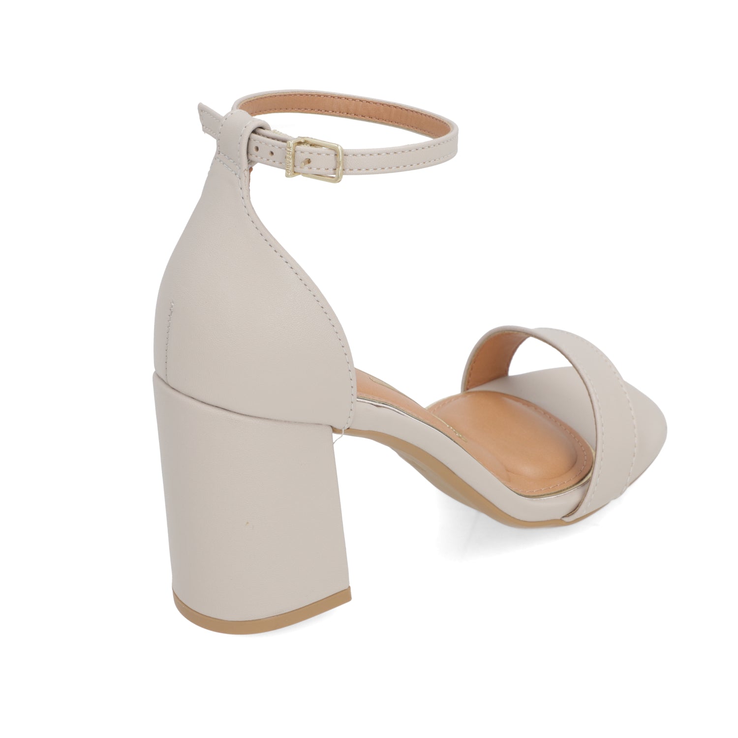 Sandalia Taco Cuadrado Eco Cuero Gris 6409-202-7286-98514