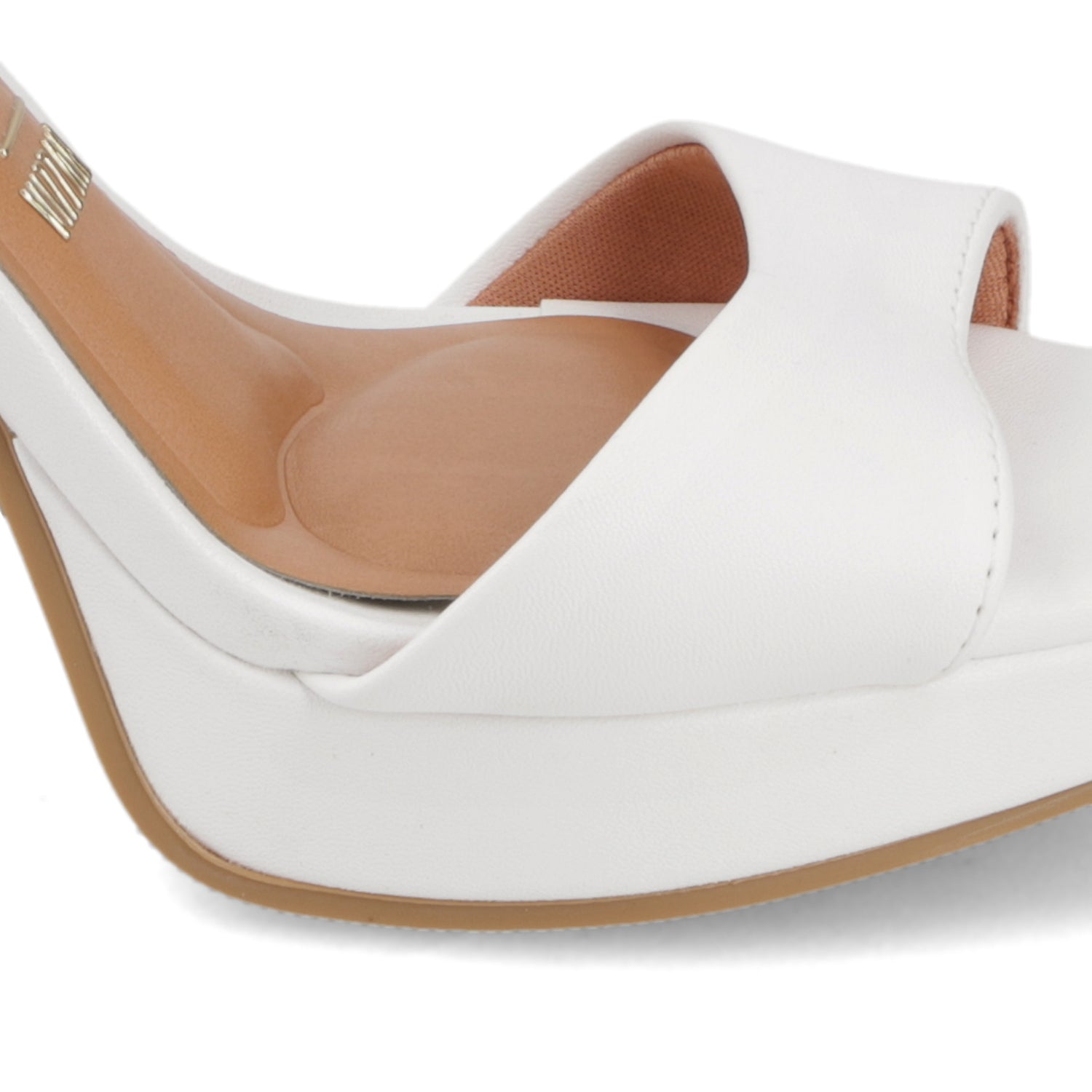 Sandalia Taco Blanco Vizzano
