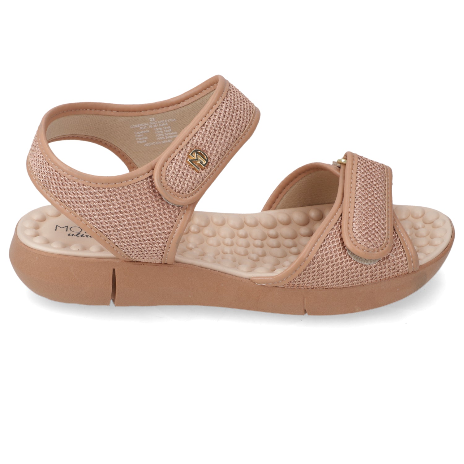 Sandalia Nude Modare Textil 35 / Nude