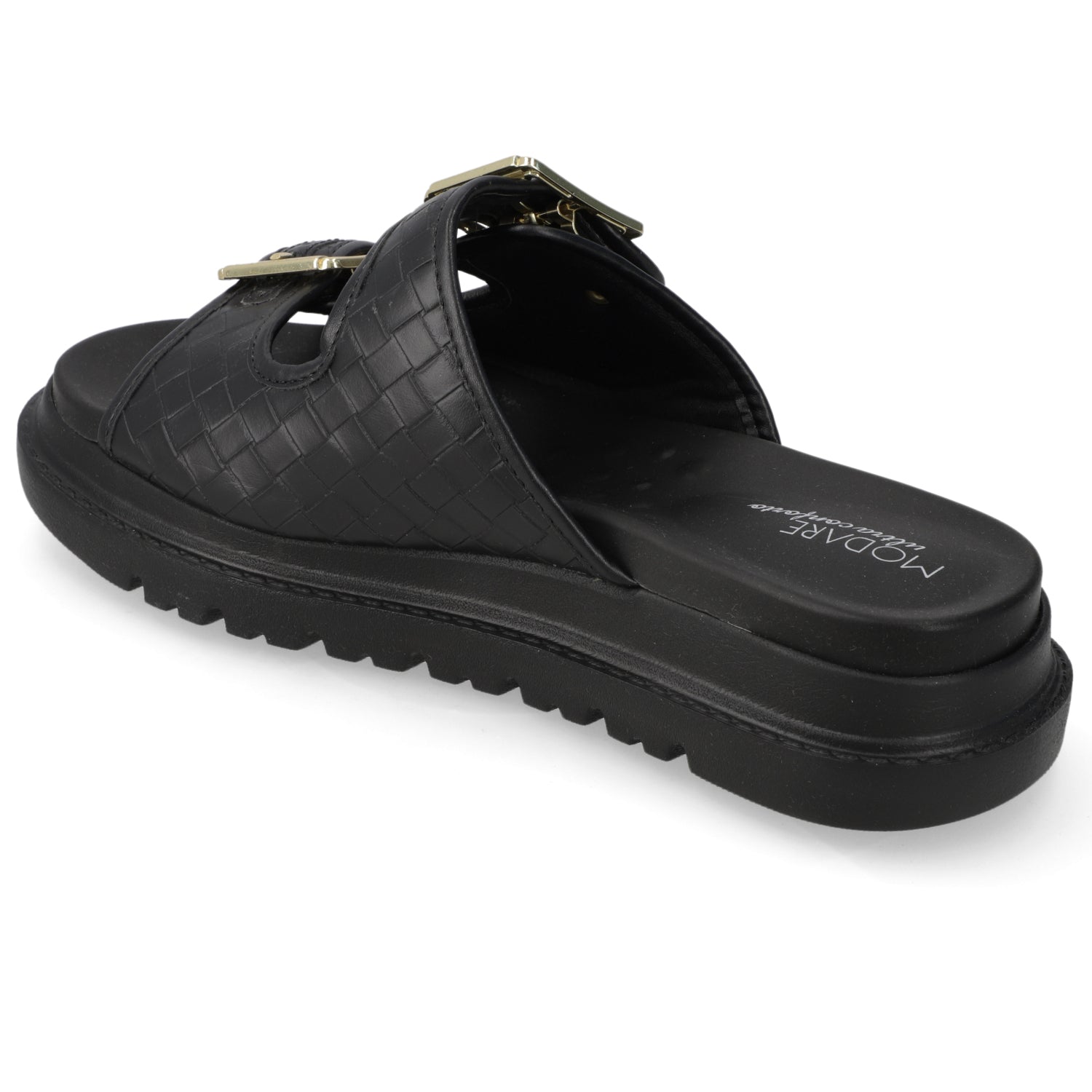 Sandalia Plataforma Negro Modare Ecocuero 35 / Negro