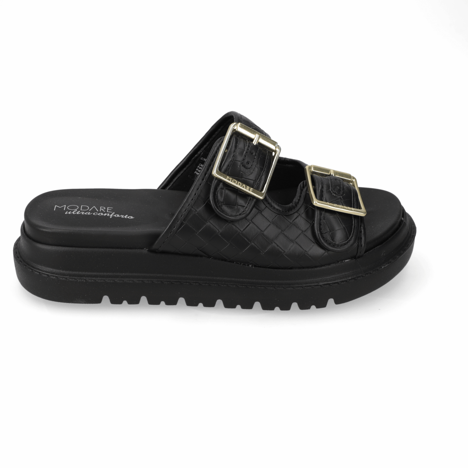Sandalia Plataforma Negro Modare Ecocuero 35 / Negro