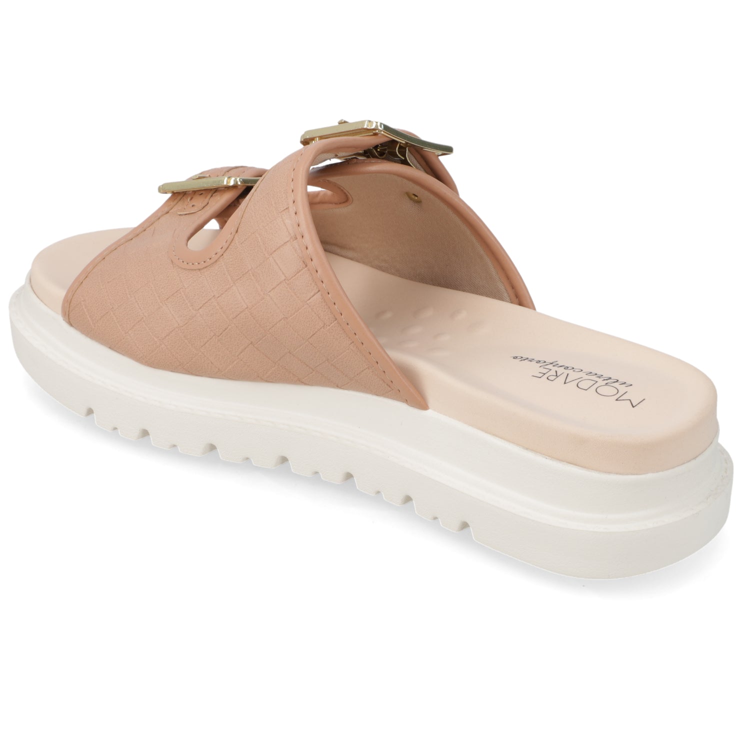 Sandalia Plataforma Nude Modare Ecocuero 35 / Nude