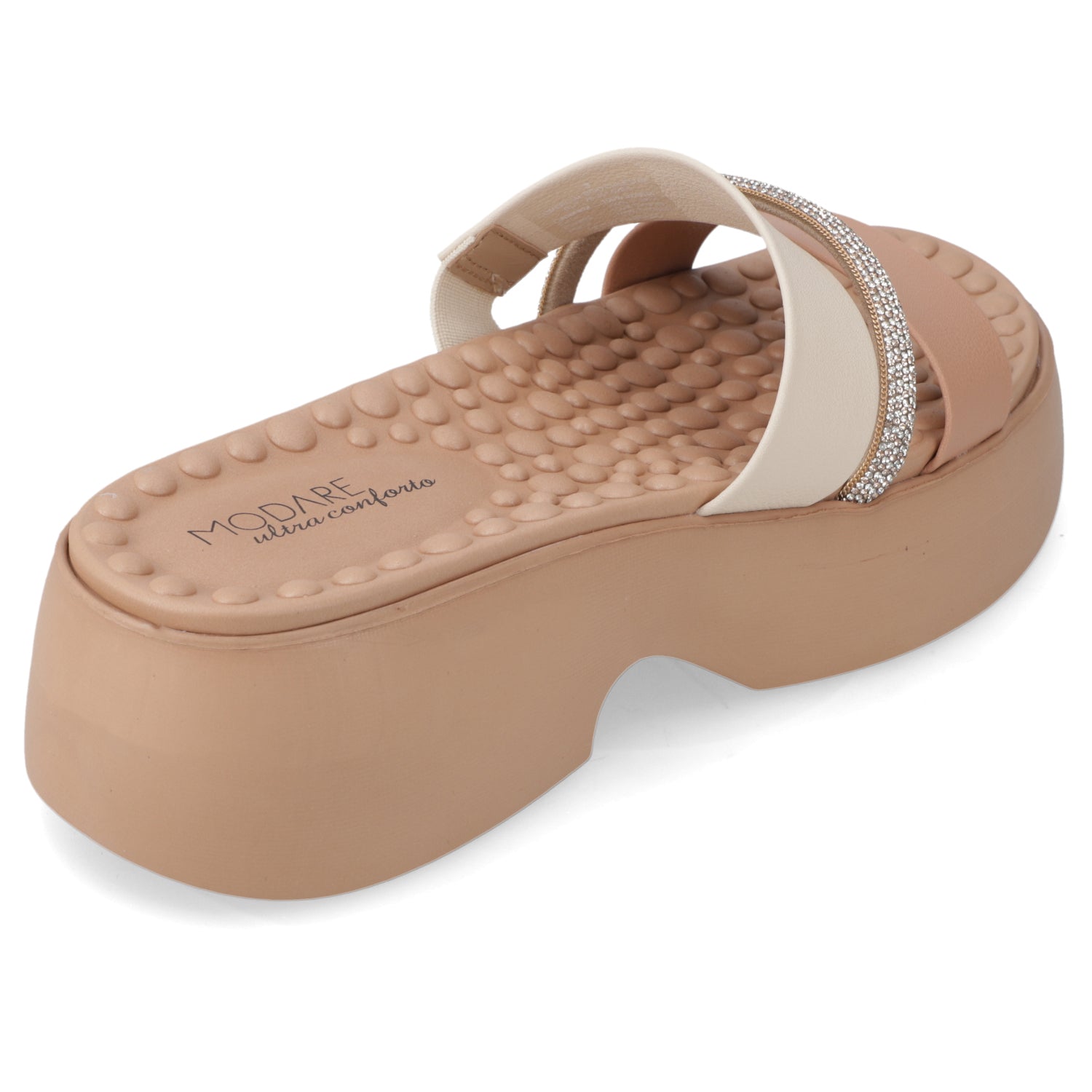 Sandalia Plataforma Nude Modare Ecocuero 35 / Nude