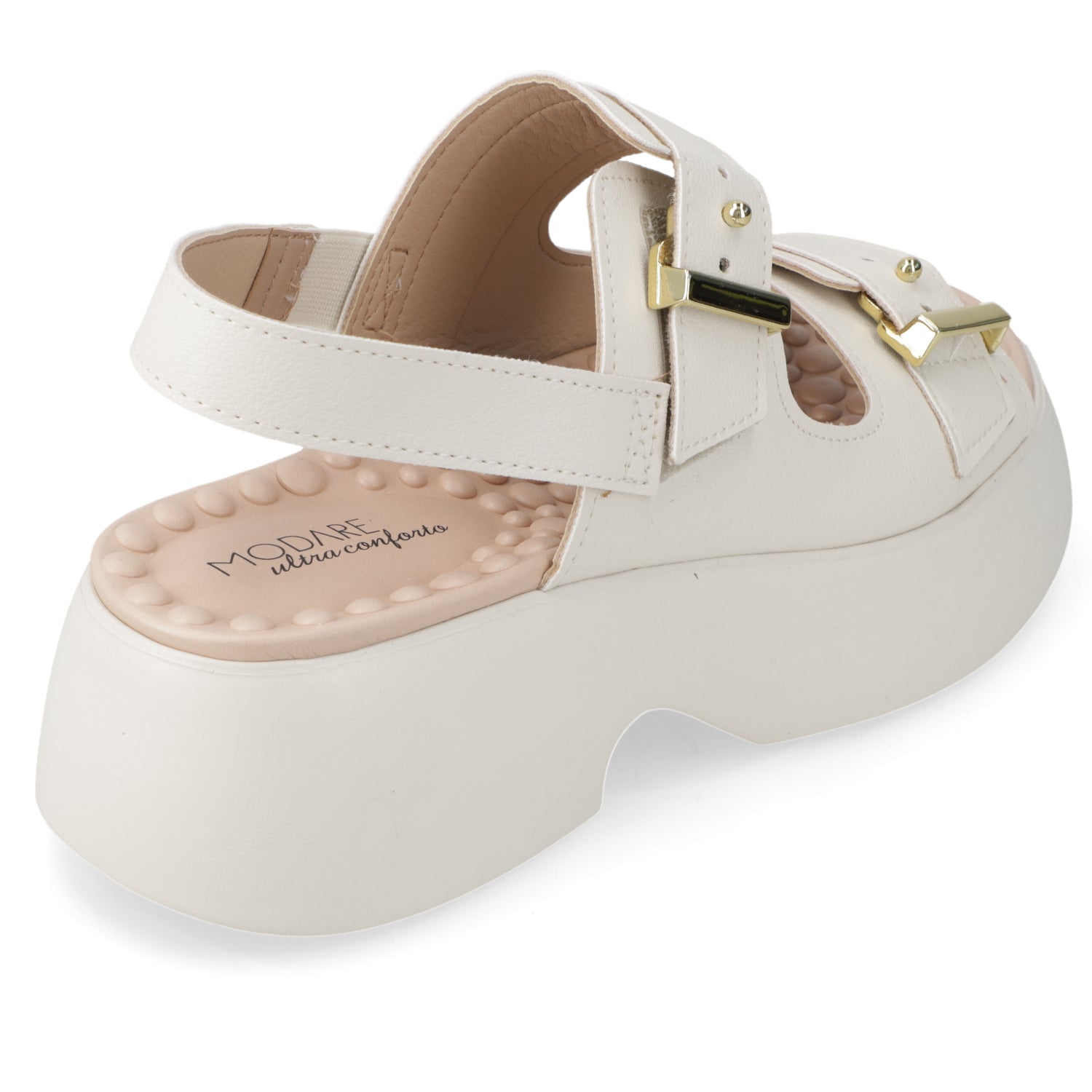 Sandalia Plataforma Blanco OFF Modare Ecocuero 35 / Blanco OFF