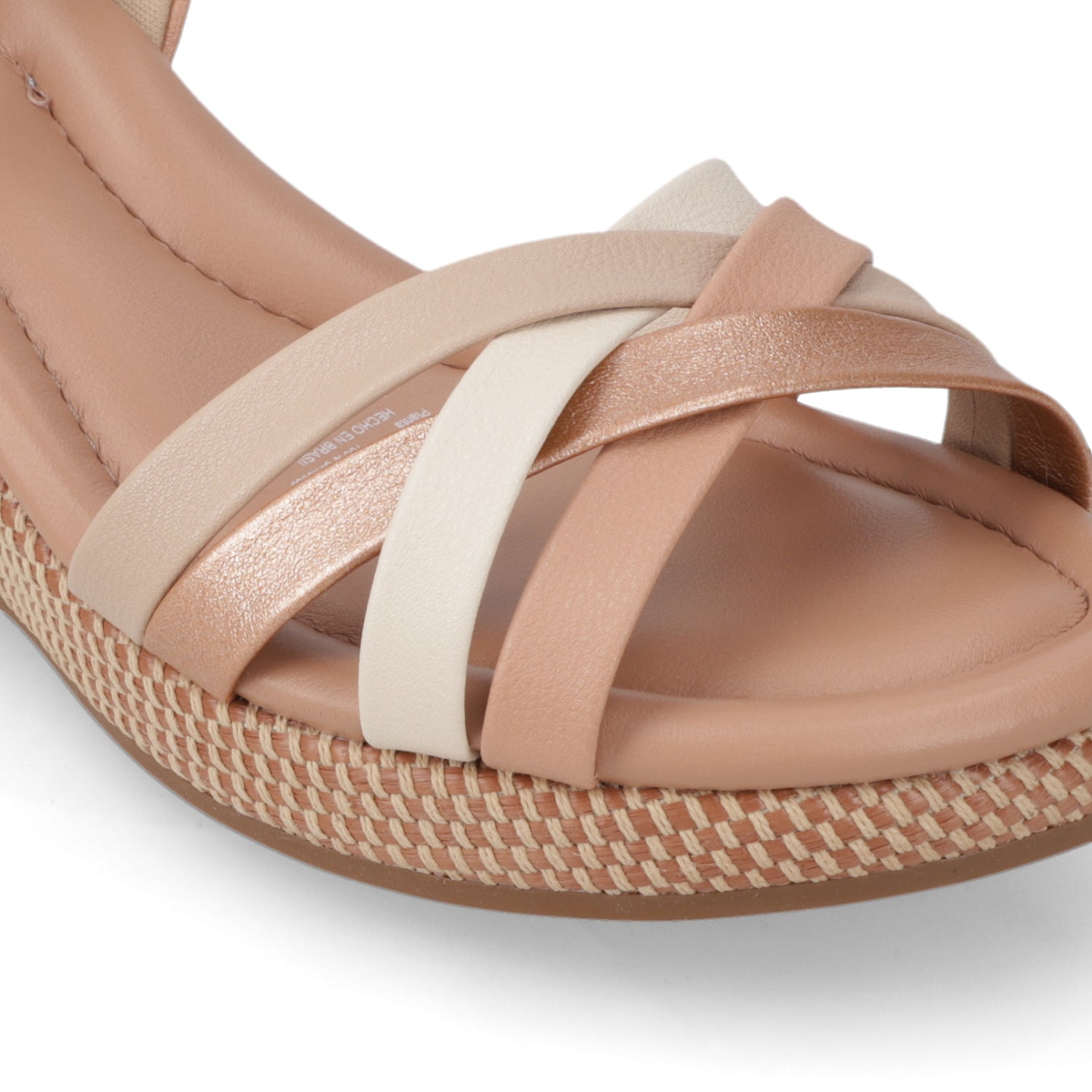 Sandalia Taco Cuña Nude Modare Ecocuero 35 / Nude