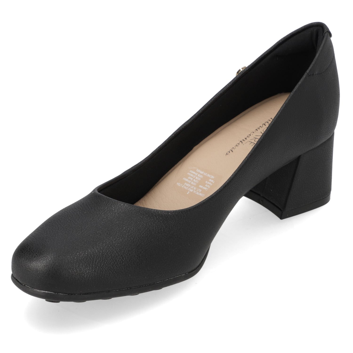 Taco Ancho 5 cm Negro Modare 35 / Negro