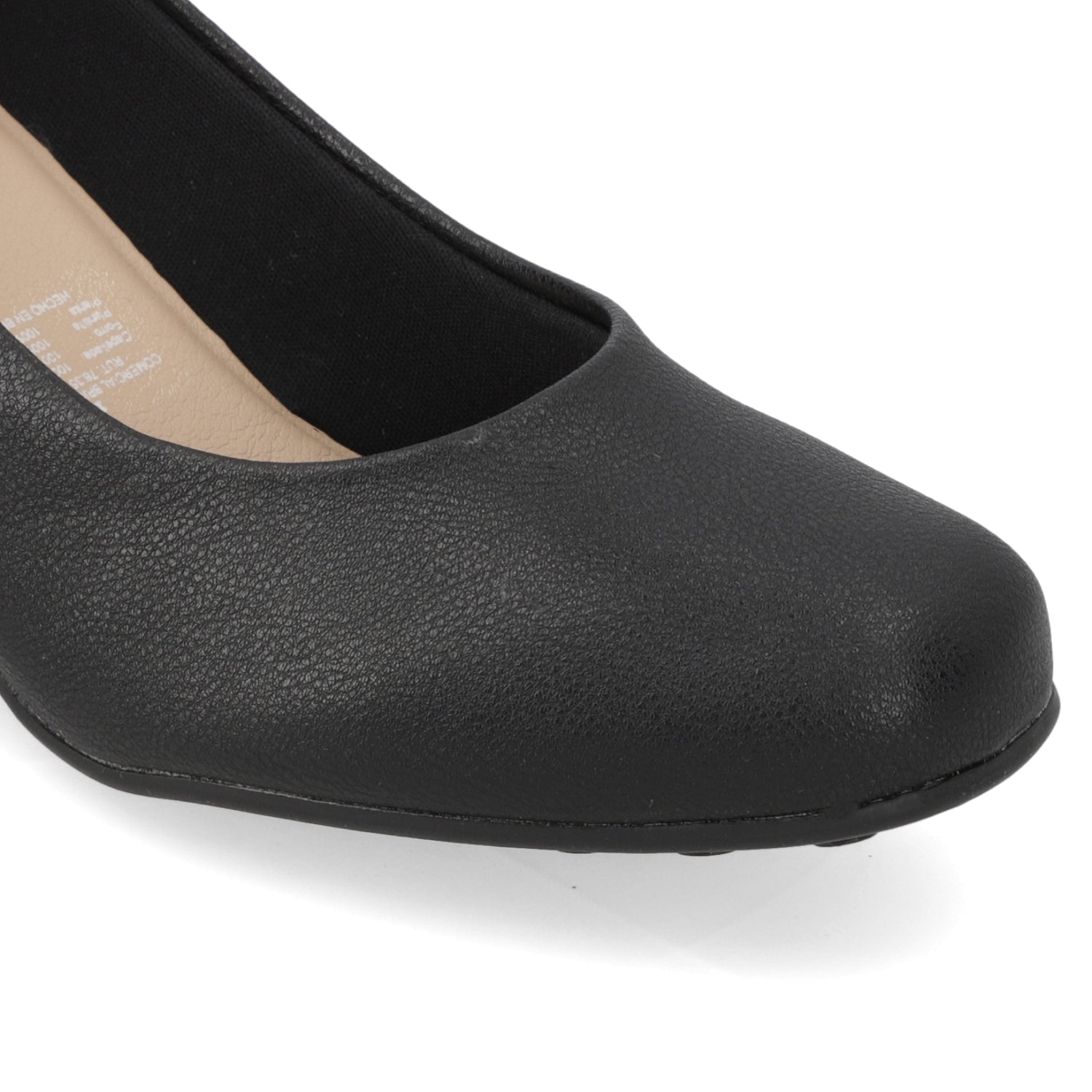 Taco Ancho 5 cm Negro Modare 35 / Negro