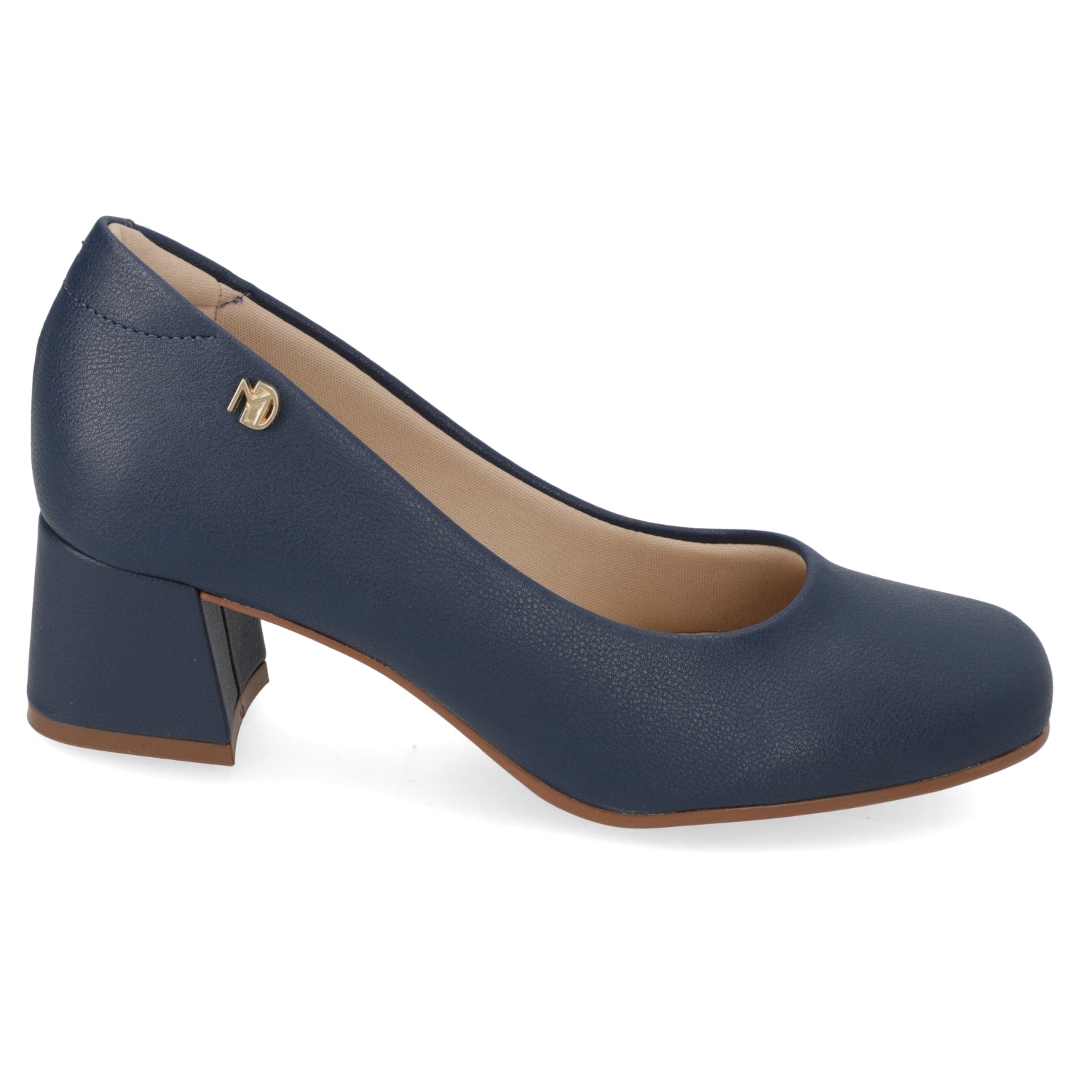 Taco Ancho 5 cm Azul Marino Modare 35 / Azul Marino