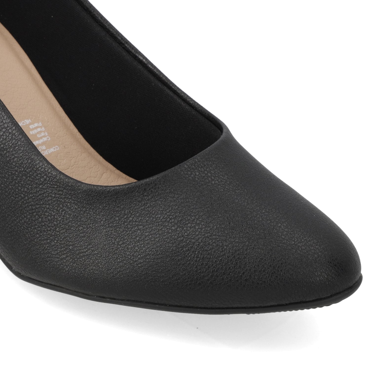 Taco Ancho 10 cm Negro Modare 35 / Negro