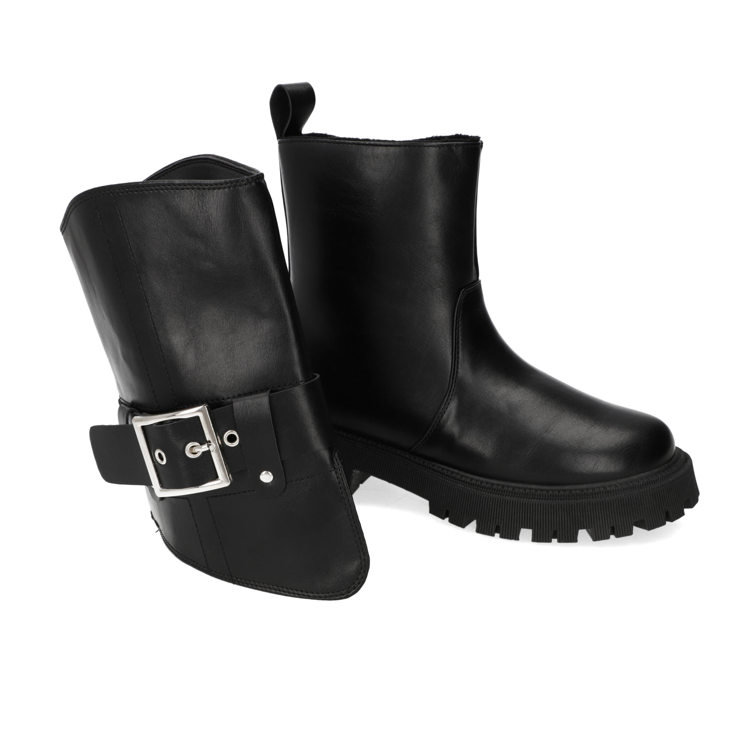 Bota 2 en 1 Hebilla Negro 35 / Negro