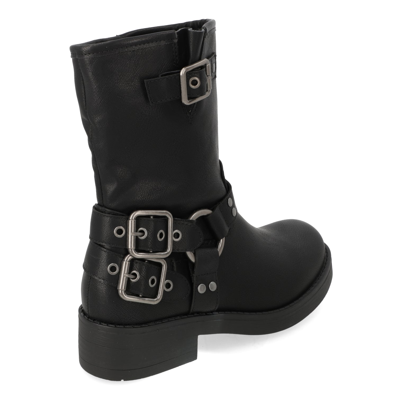 Bota Negra con Hebillas 35 / Negro