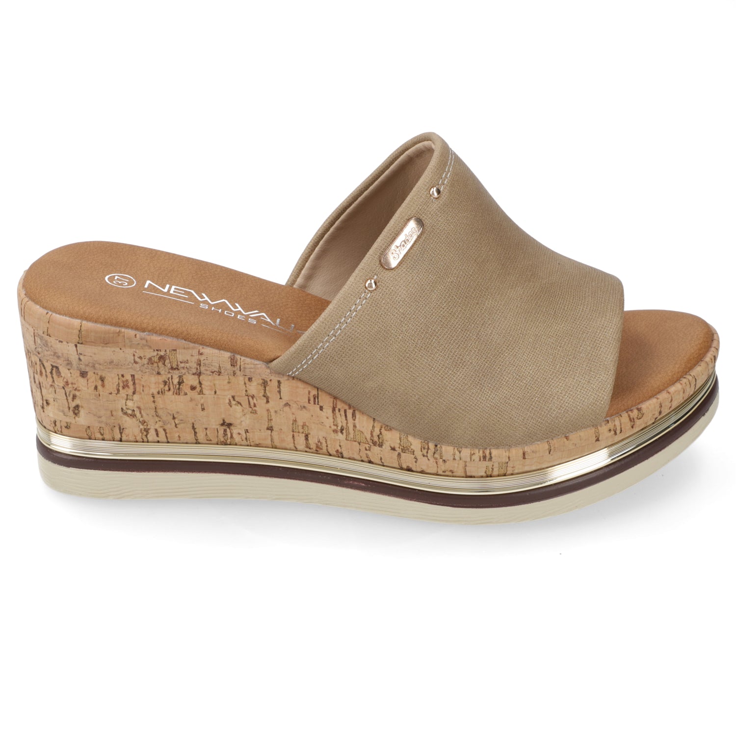 Sandalia Sandalia Beige New Walk Ecocuero 35 / Beige