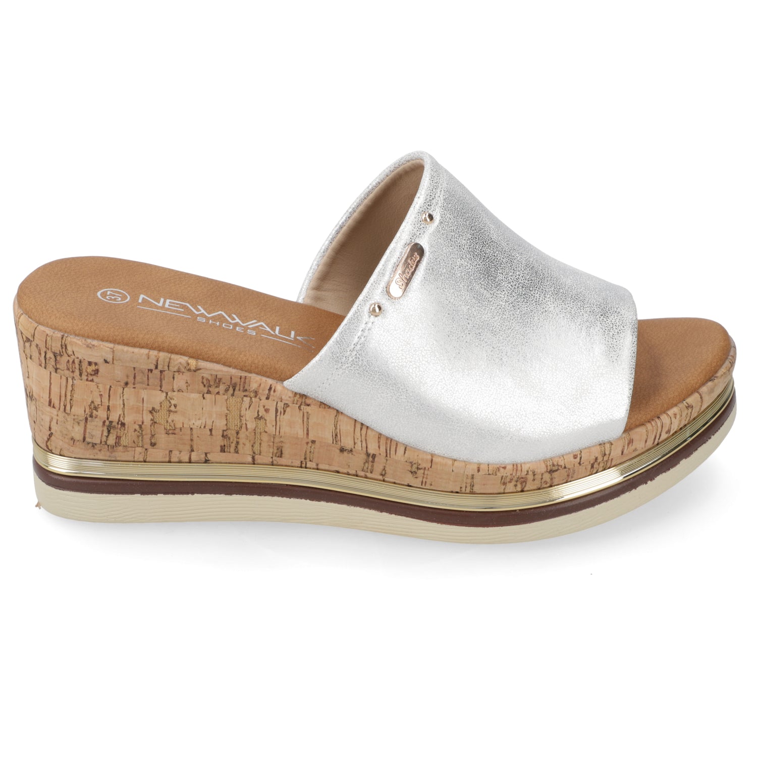 Sandalia Sandalia Dorado New Walk Ecocuero 35 / Dorado