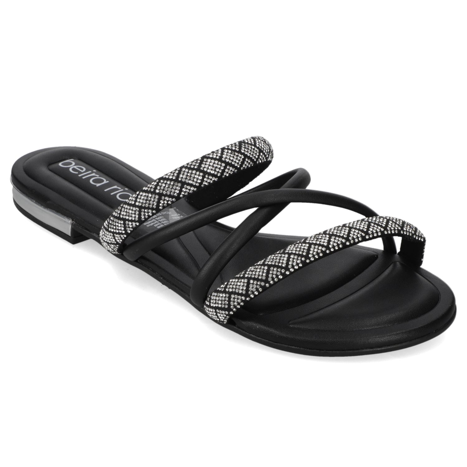 Sandalia Plana Negro Beira Rio Ecocuero 35 / Negro