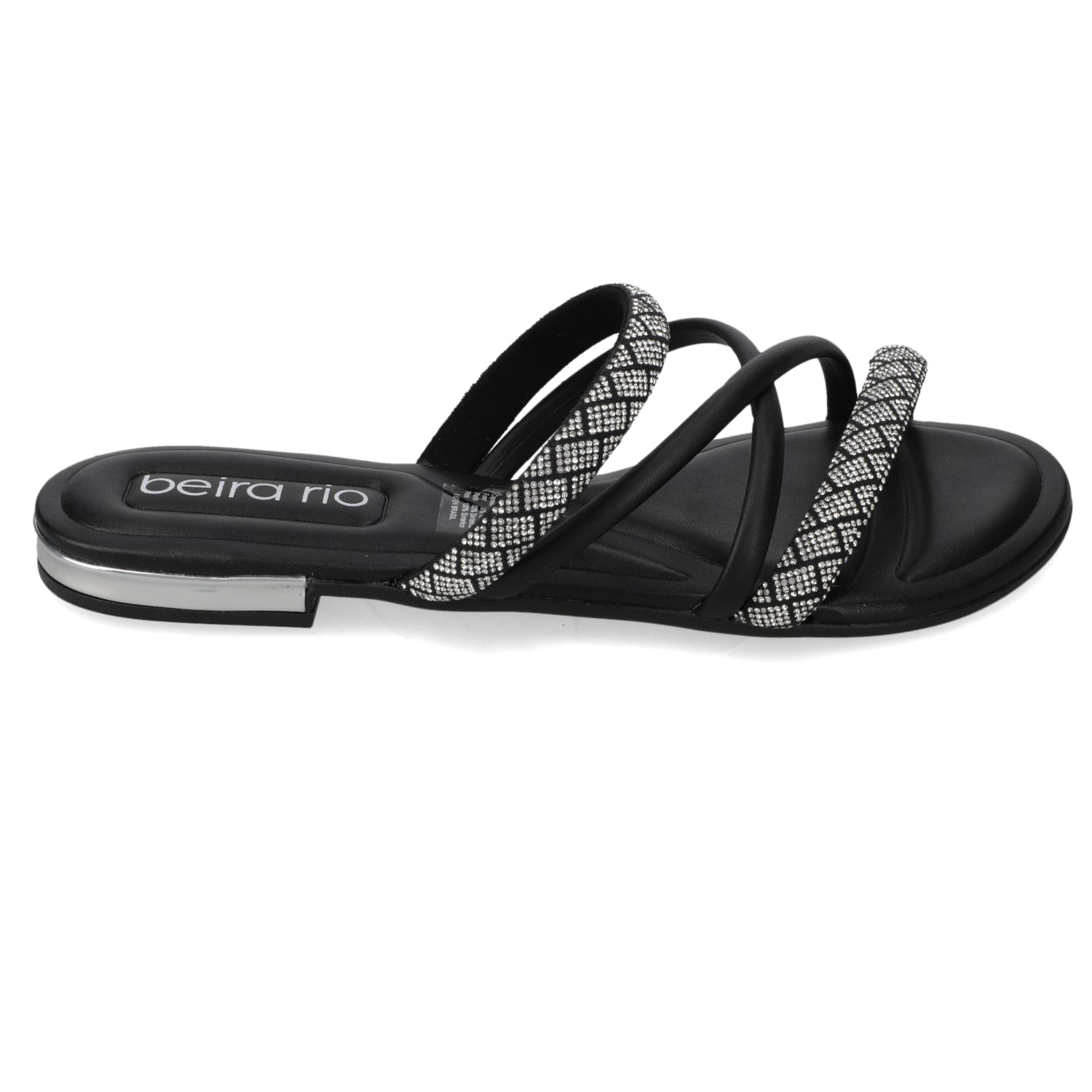 Sandalia Plana Negro Beira Rio Ecocuero 35 / Negro