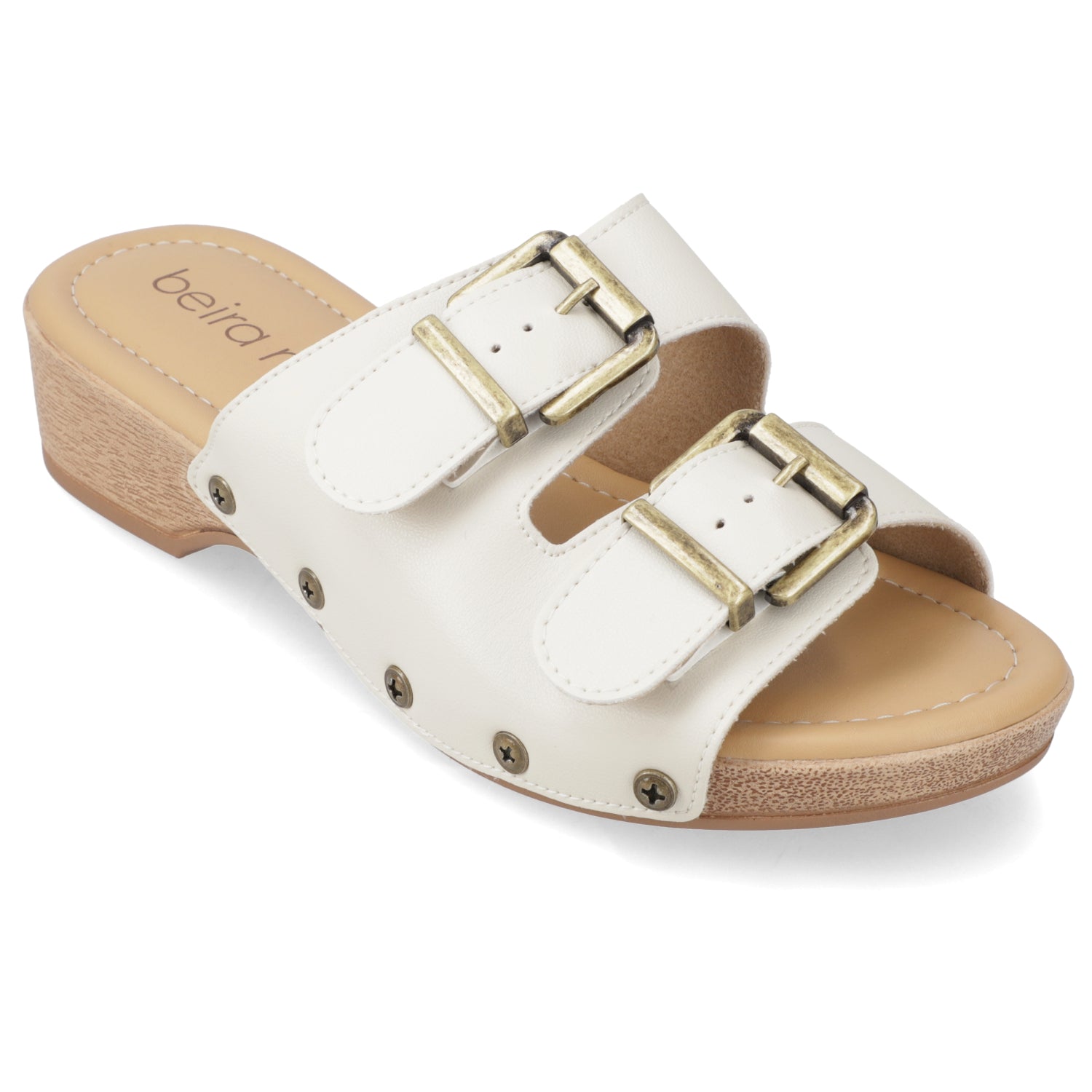 Sandalia Blanco OFF Beira Rio Ecocuero 35 / Blanco OFF