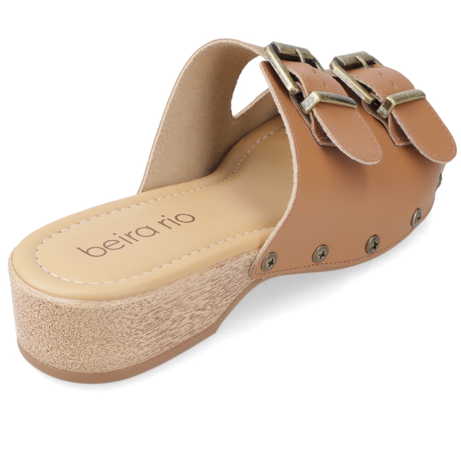 Sandalia Camel Beira Rio Ecocuero 35 / Camel