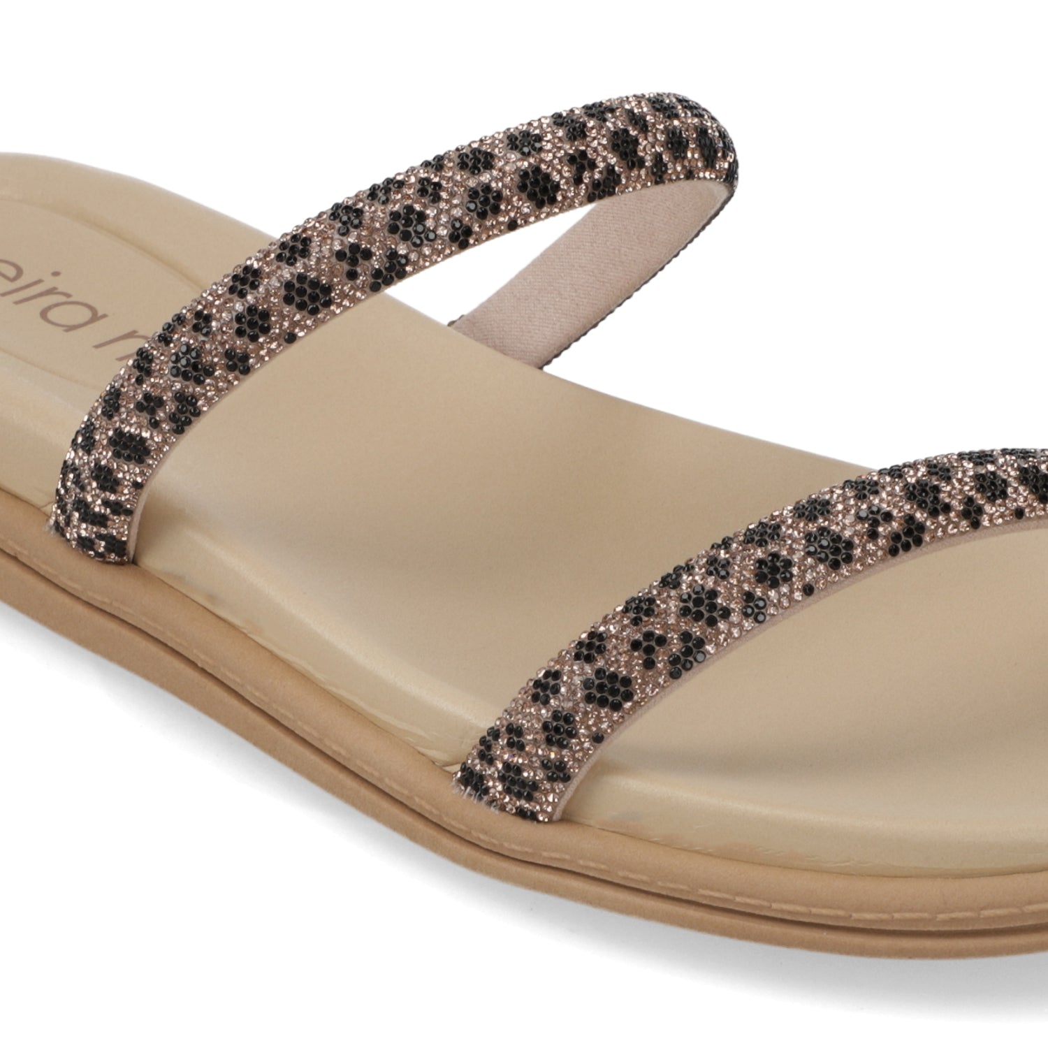 Sandalia Plana Nude Beira Rio Ecocuero 35 / Nude