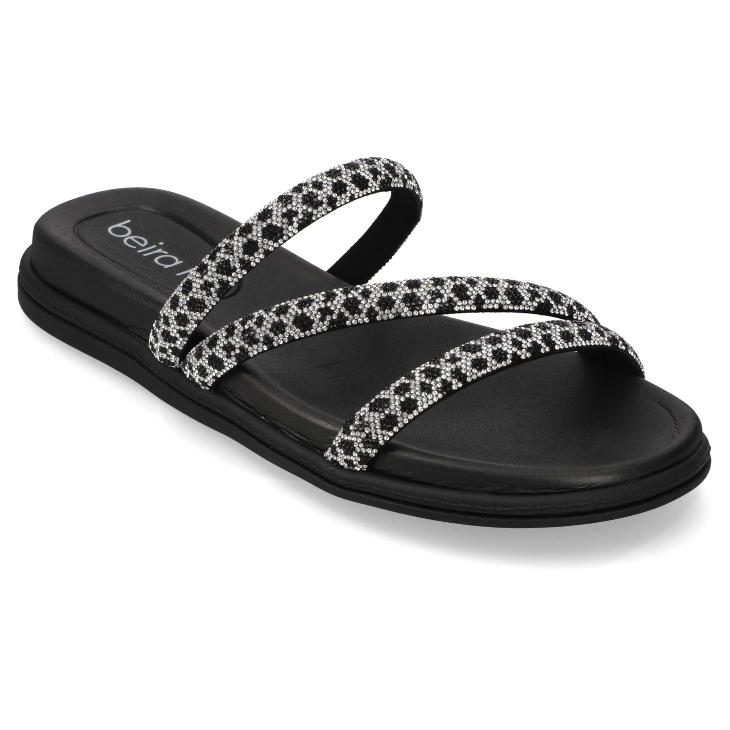 Sandalia Plana Negro Beira Rio Ecocuero 35 / Negro