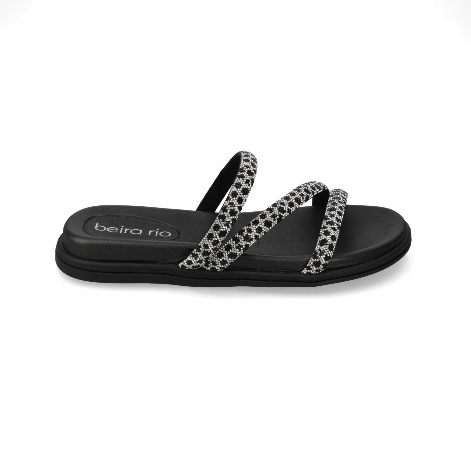 Sandalia Plana Negro Beira Rio Ecocuero 35 / Negro