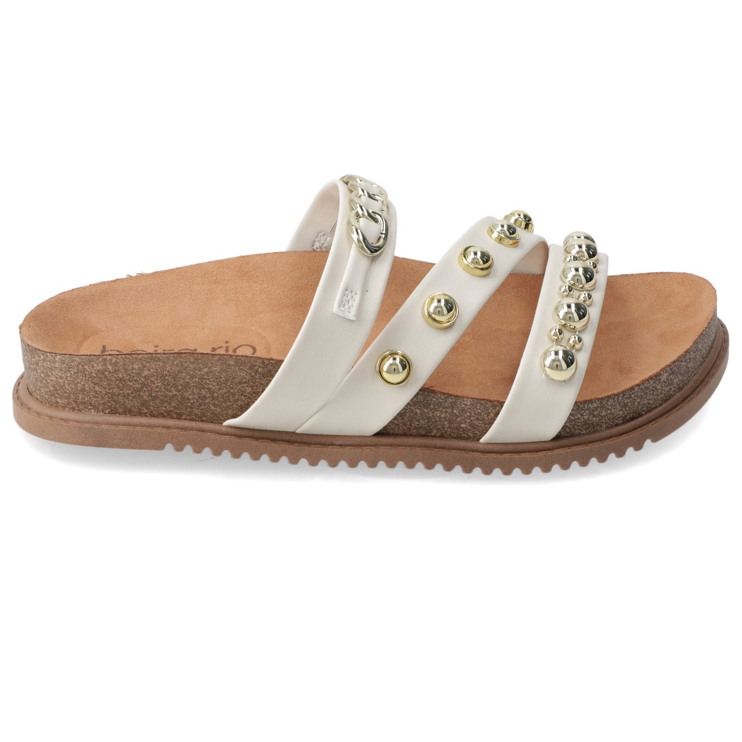 Sandalia Blanco OFF Beira Rio Ecocuero 35 / Blanco OFF