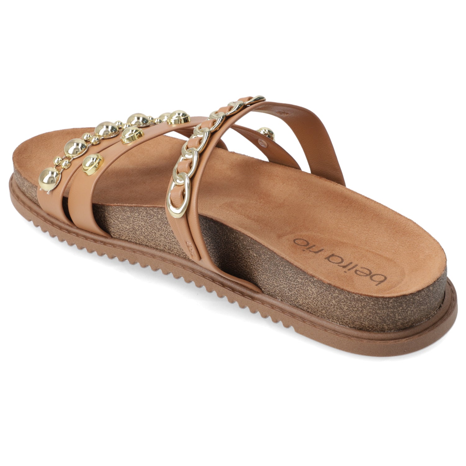 Sandalia Camel Beira Rio Ecocuero 35 / Camel