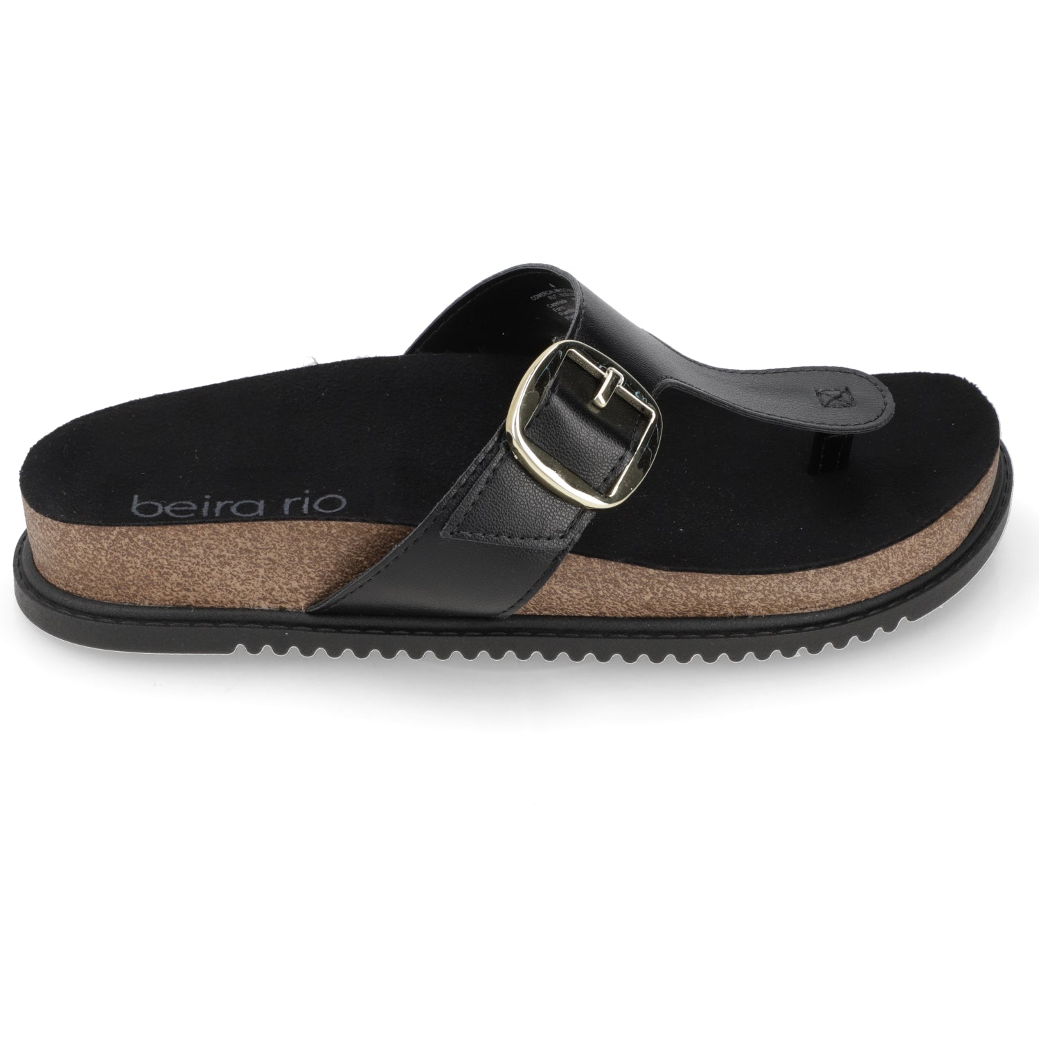Sandalia Plana Negra Beira Rio 34 / Negro