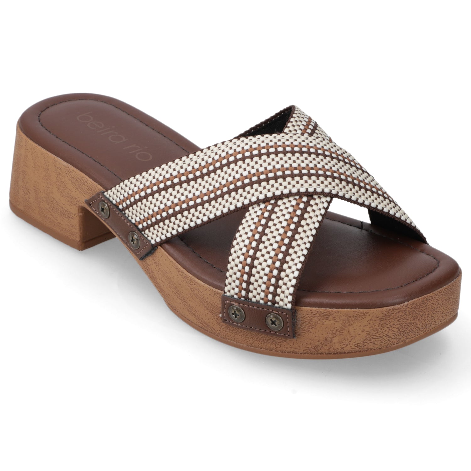 Sandalia Taco Ancho Café Beira Rio