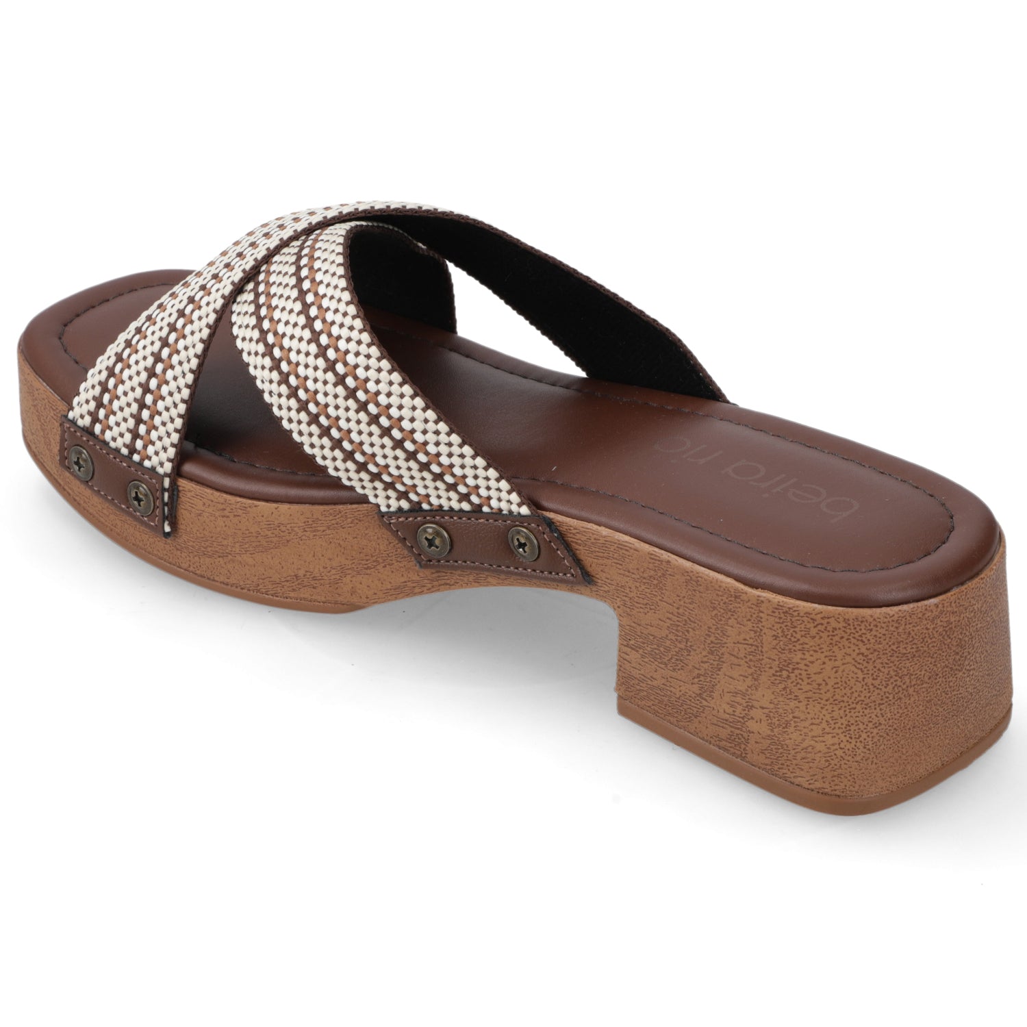 Sandalia Taco Ancho Café Beira Rio