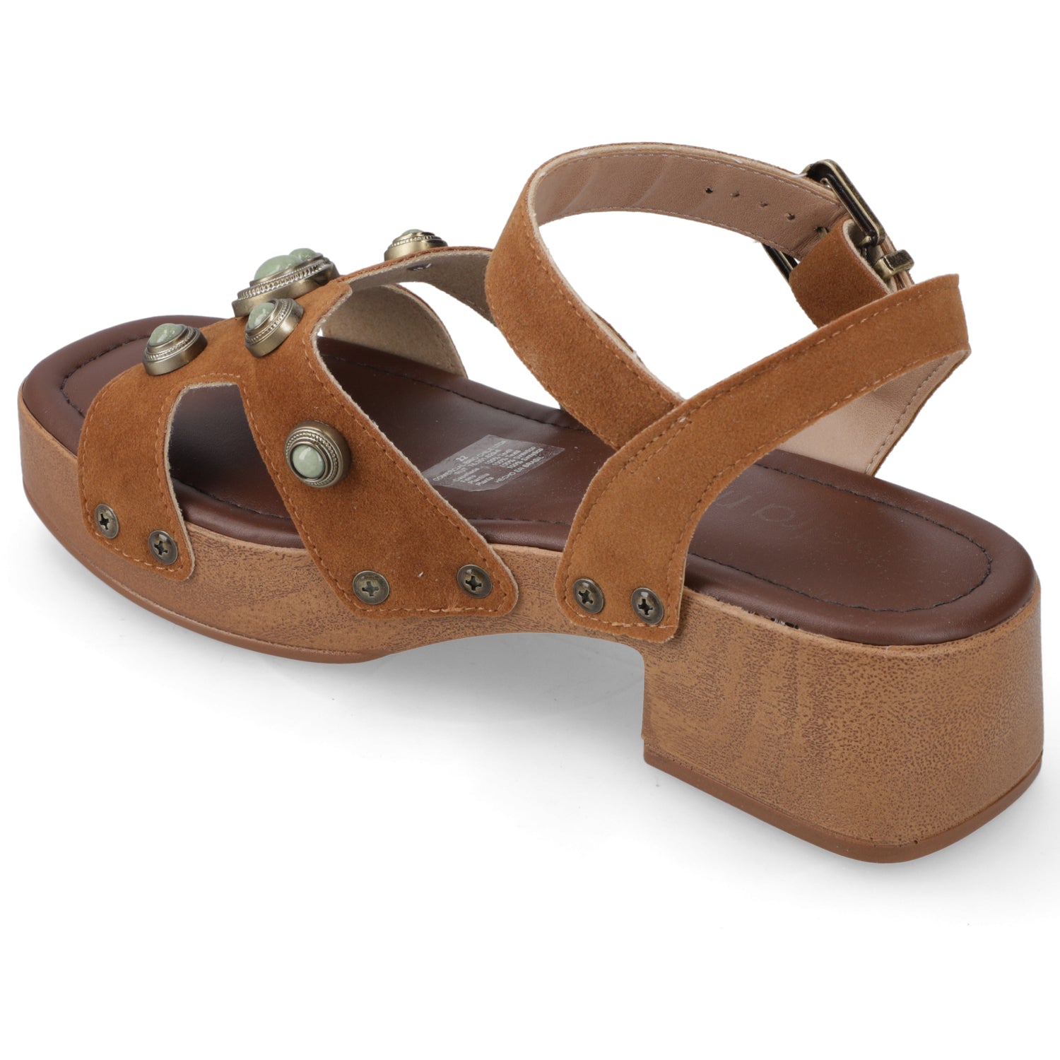 Sandalia Taco Ancho Bajo Caramelo Beira Rio