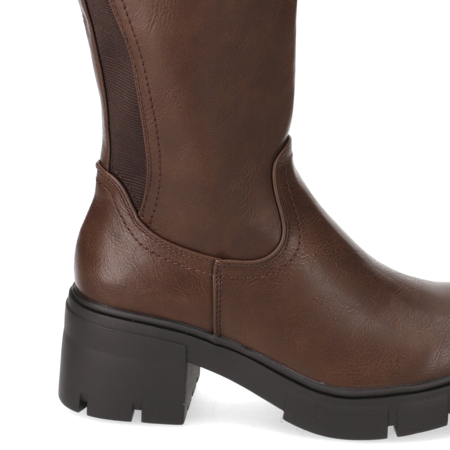 Bota Taco Ancho 5 cm Café New Walk 35 / Café