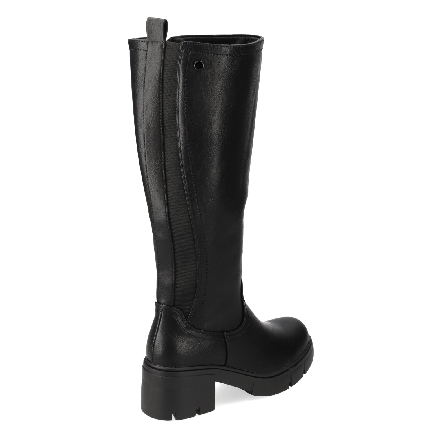 Bota Taco Ancho 5 cm Negro New Walk 35 / Negro