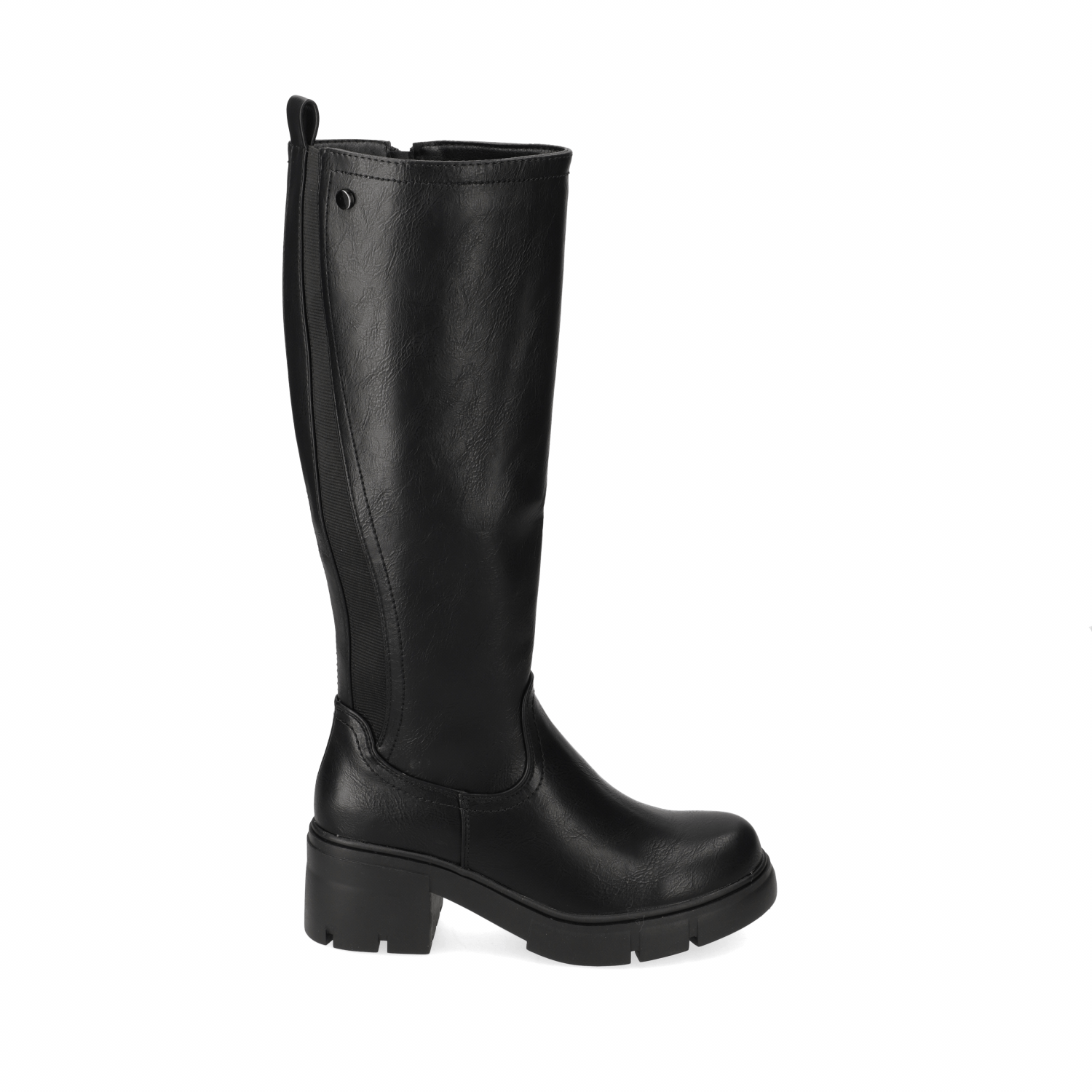 Bota Taco Ancho 5 cm Negro New Walk 35 / Negro