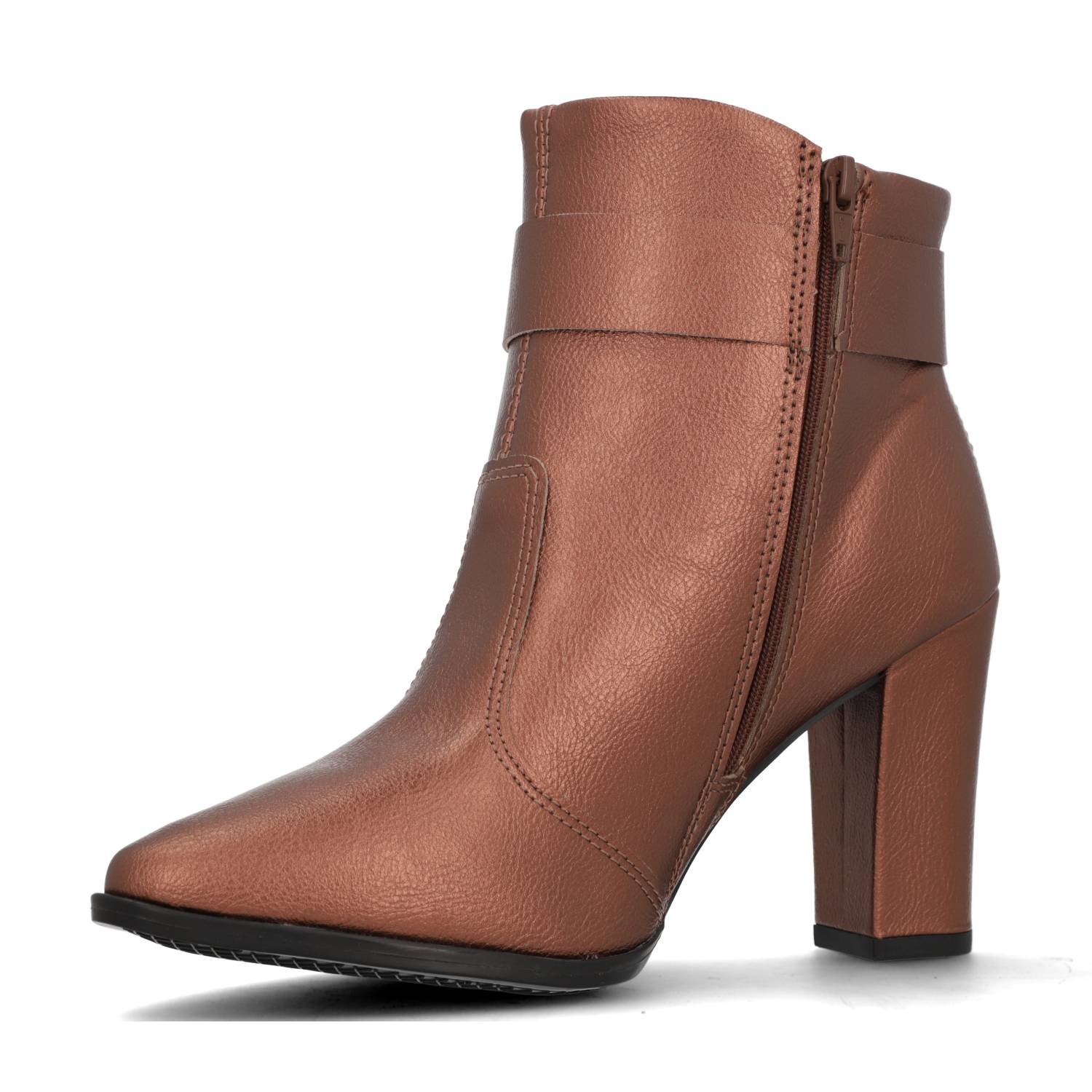 Botin Beira Rio Metalizado Cobrizo 9043-140-27263-95675