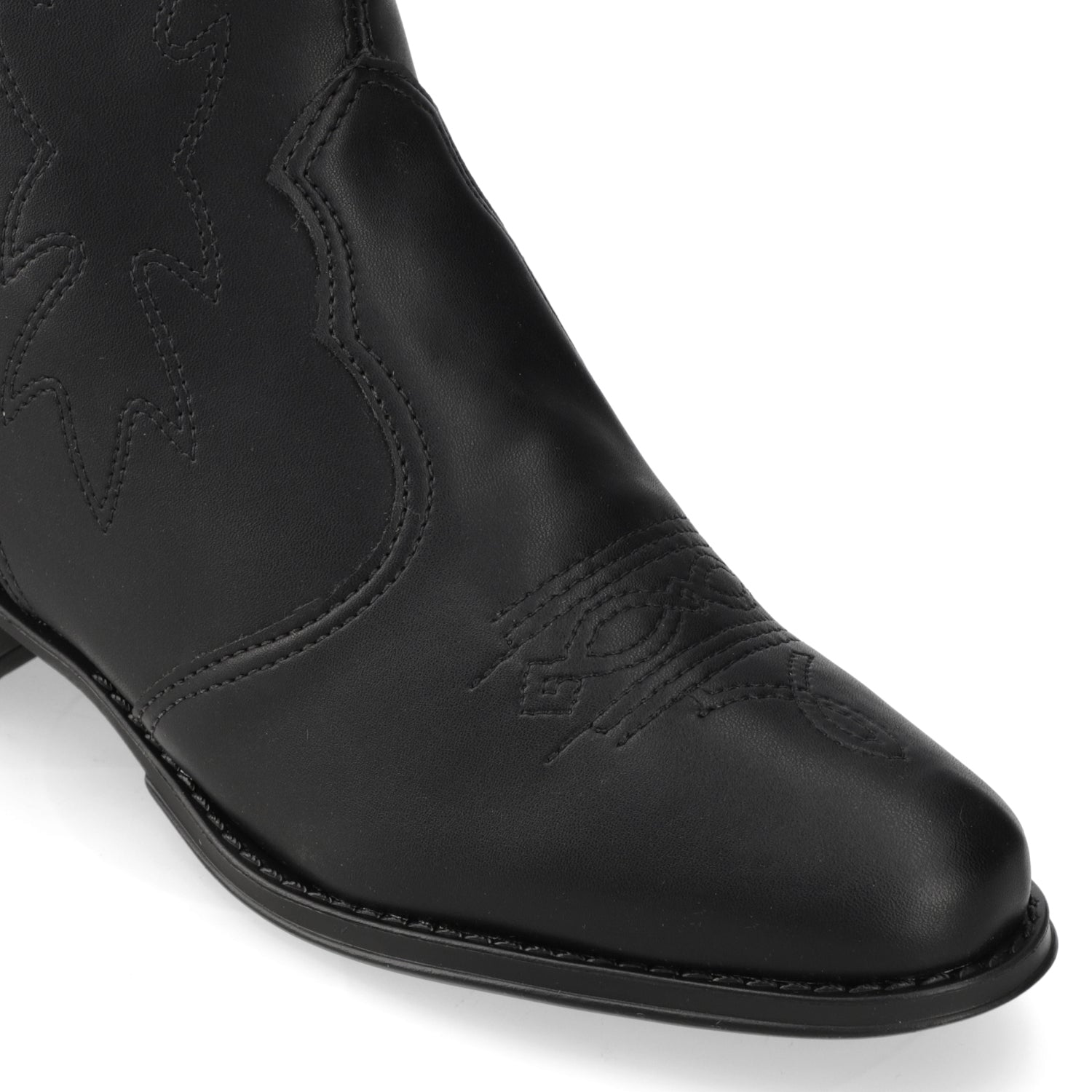 Botin Taco Ancho 3 cm Negro Beira Rio 35 / Negro