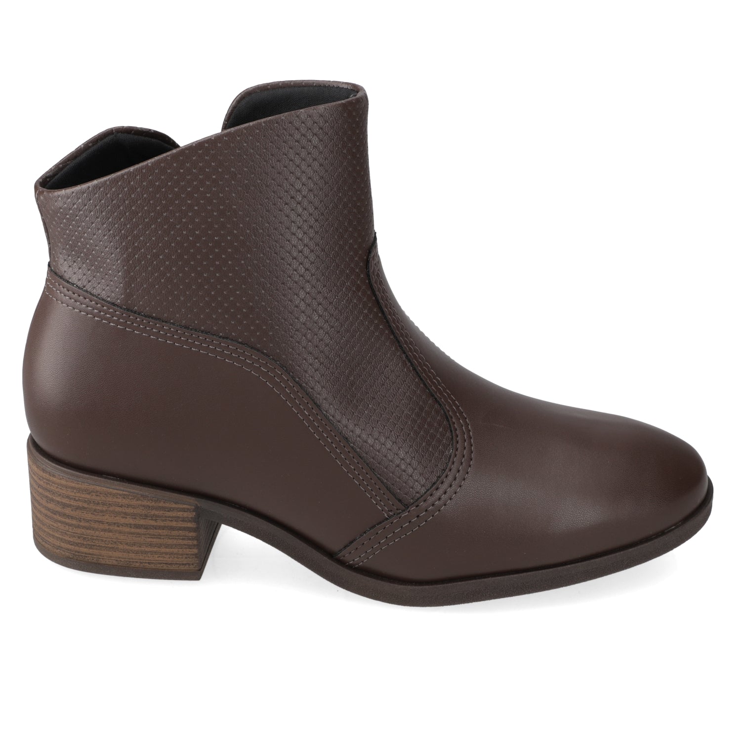 Botin Taco Ancho 3 cm Café Beira Rio 35 / Café