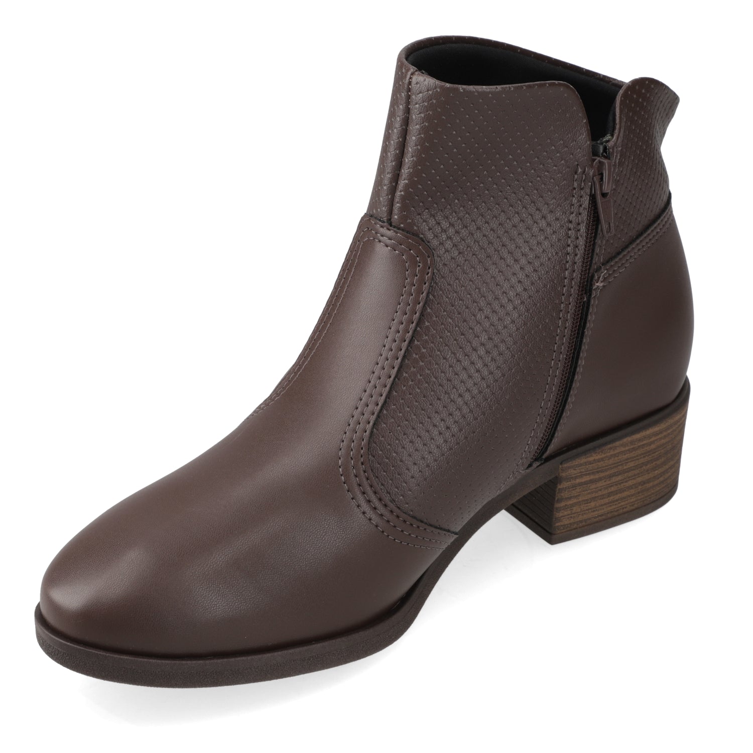 Botin Taco Ancho 3 cm Café Beira Rio 35 / Café