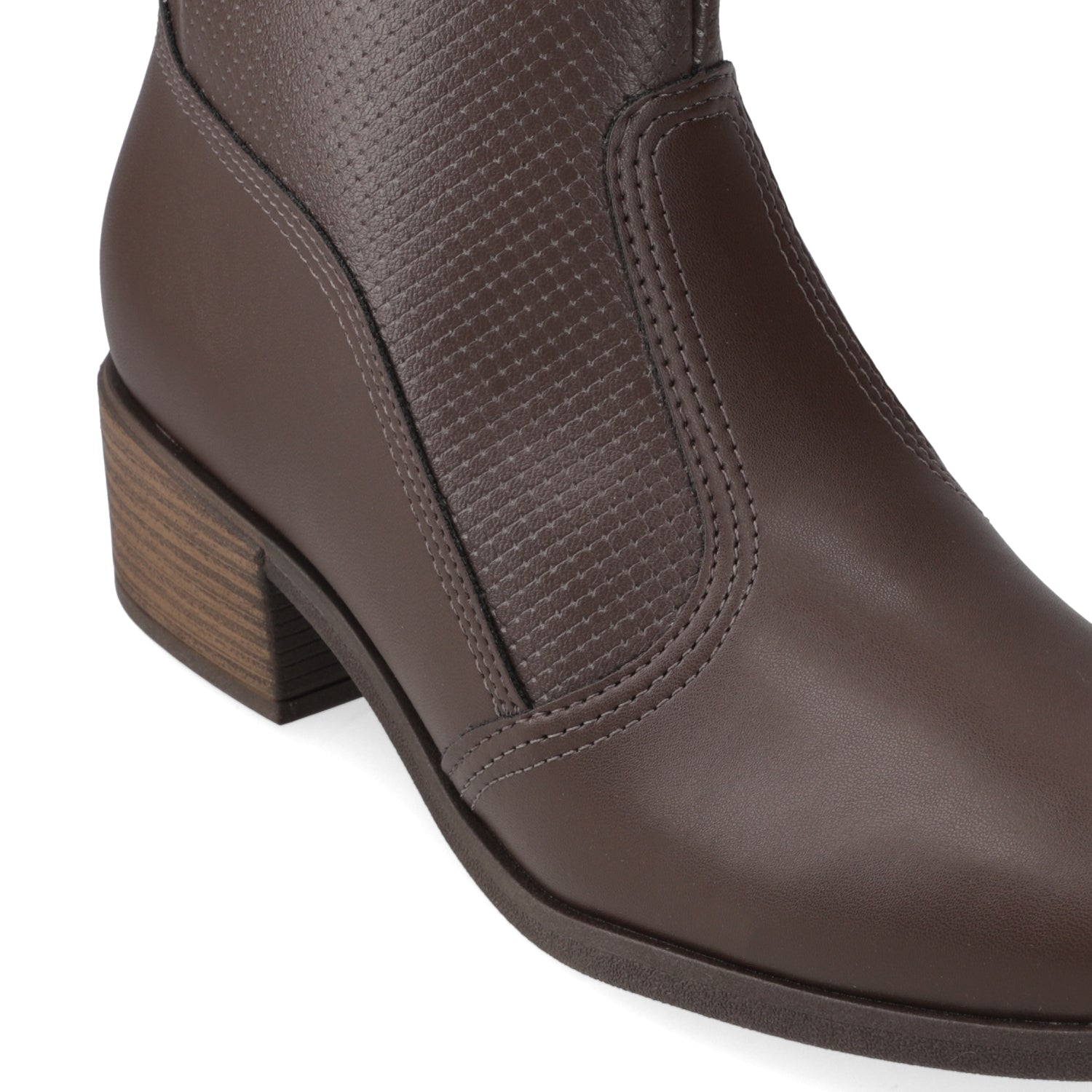 Botin Taco Ancho 3 cm Café Beira Rio 35 / Café