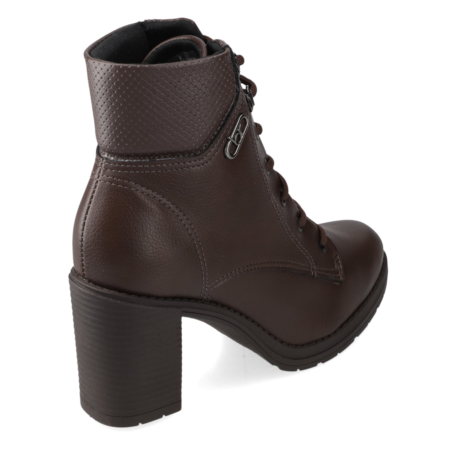 Botin Taco Ancho 7 cm Café Beira Rio 35 / Café