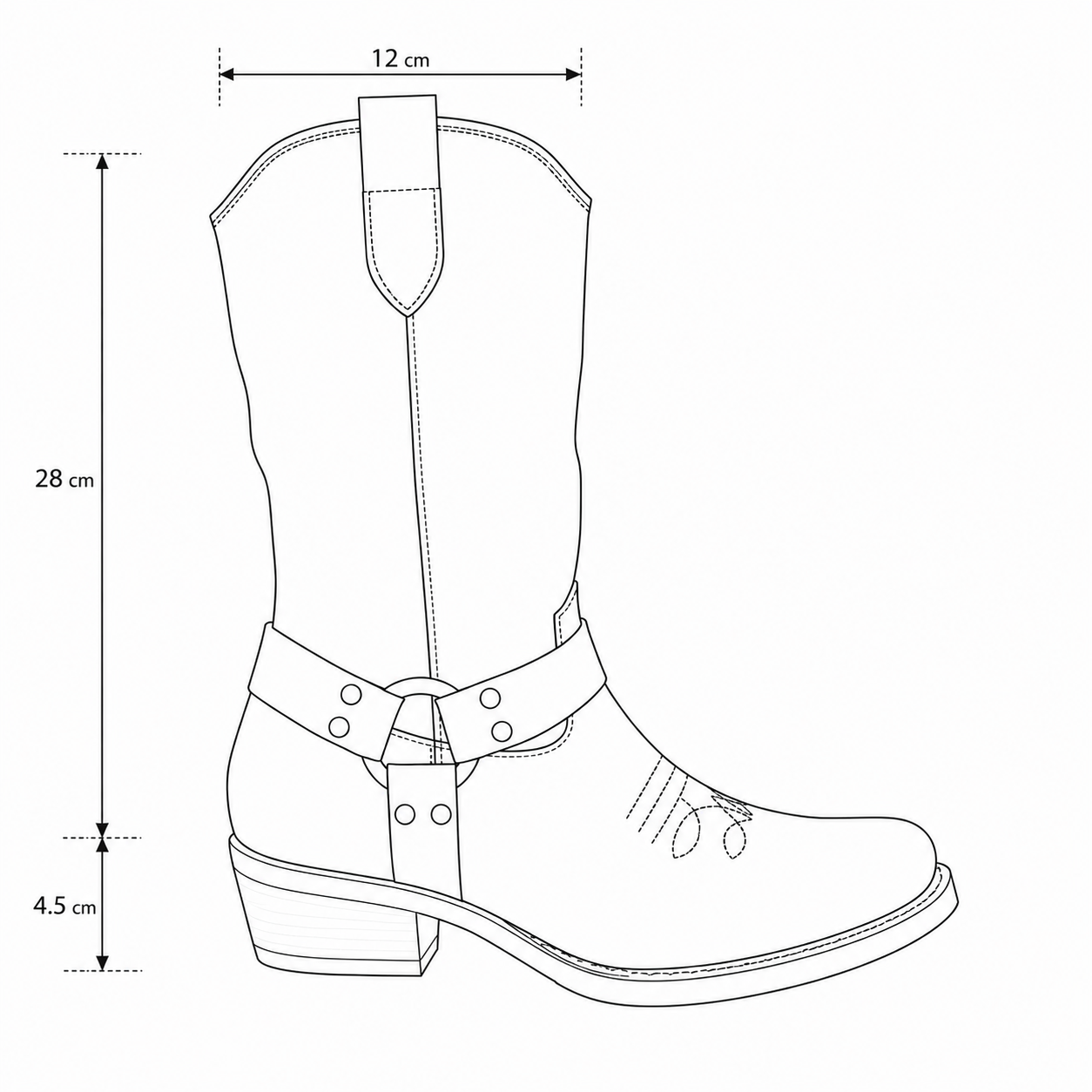 Bota Negra New Walk