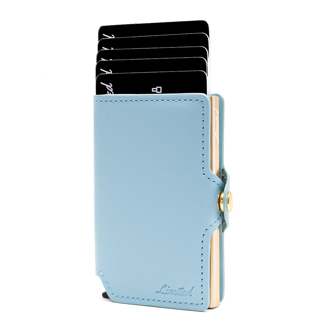 Billetera Citrus Lightblue Gold Limited
