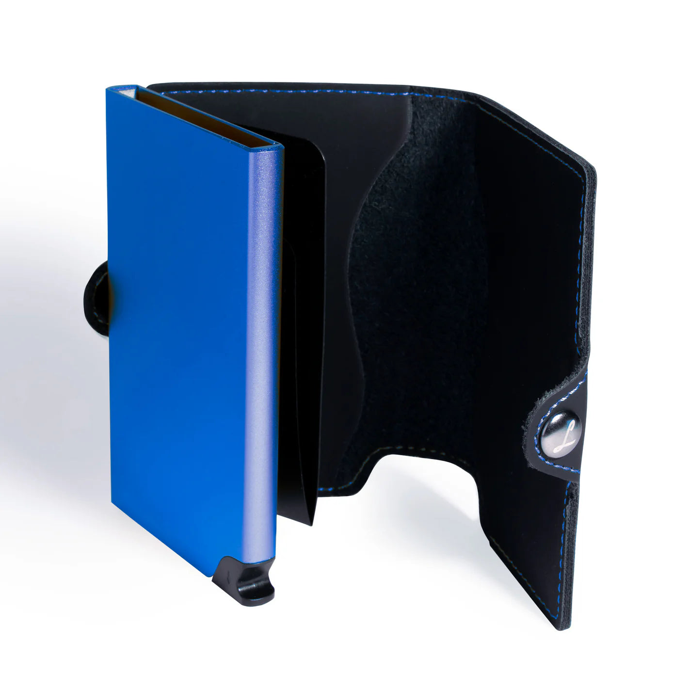 Billetera Slim Black Blue Limited