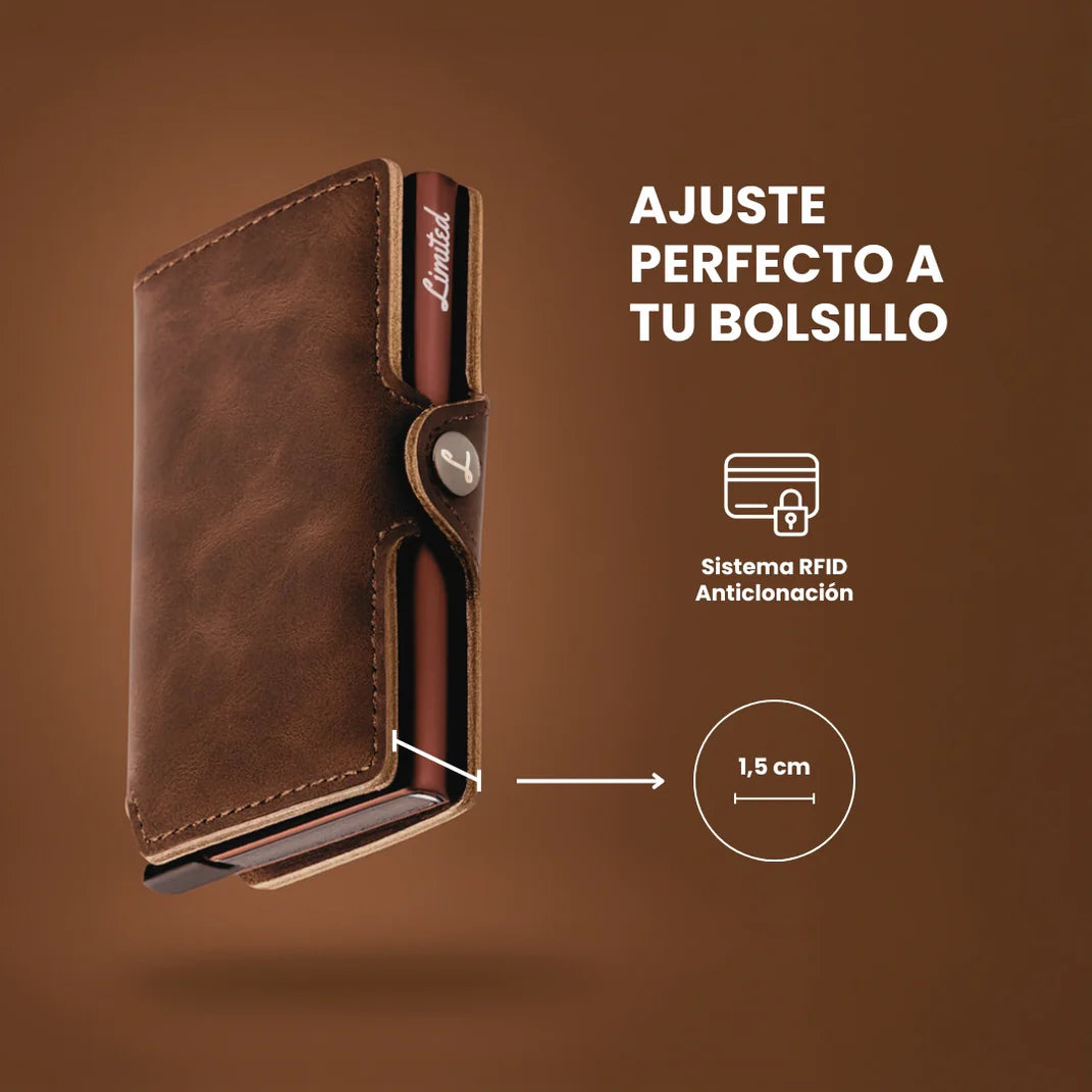 Billetera Slim Darkbrown Limited