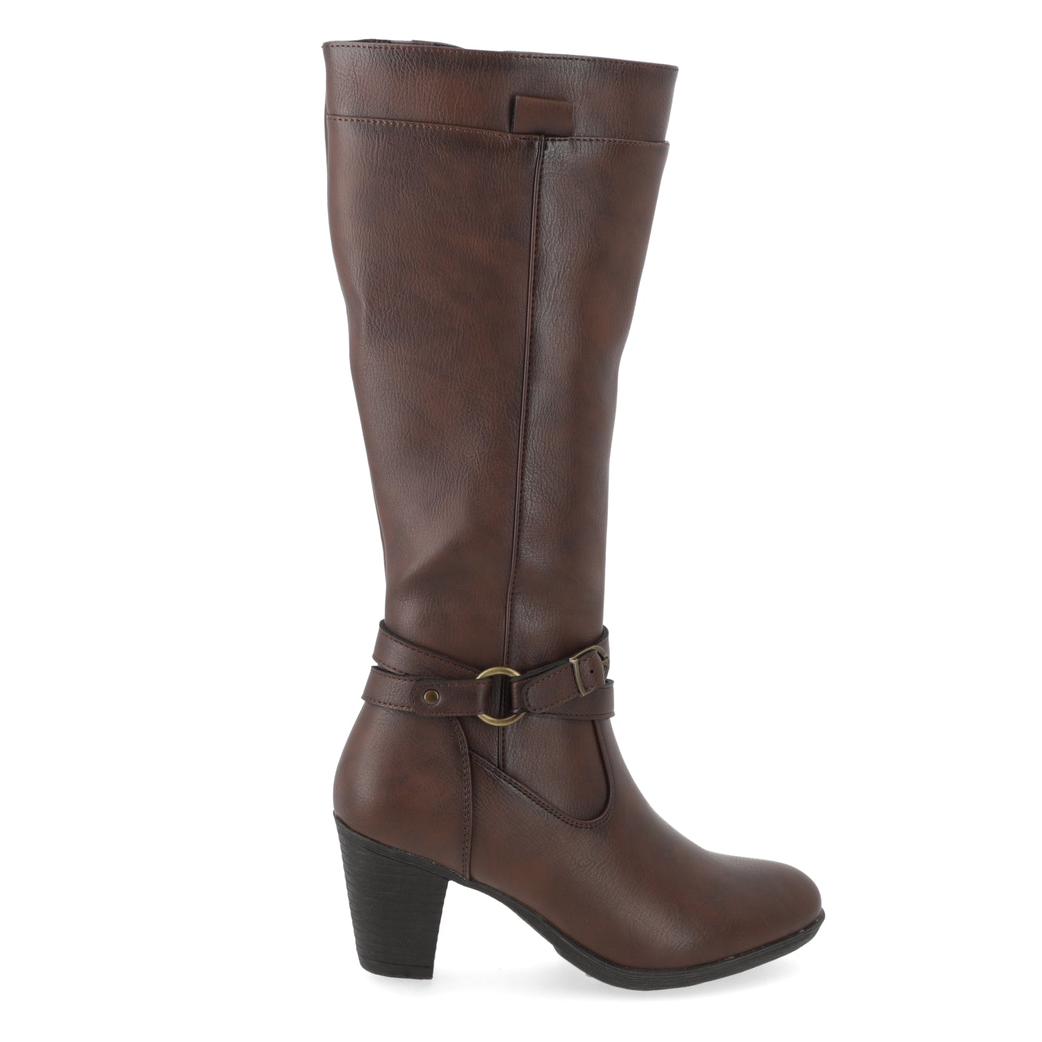 Bota Taco Ancho 7 cm CafŽ New Walk 35 / Café