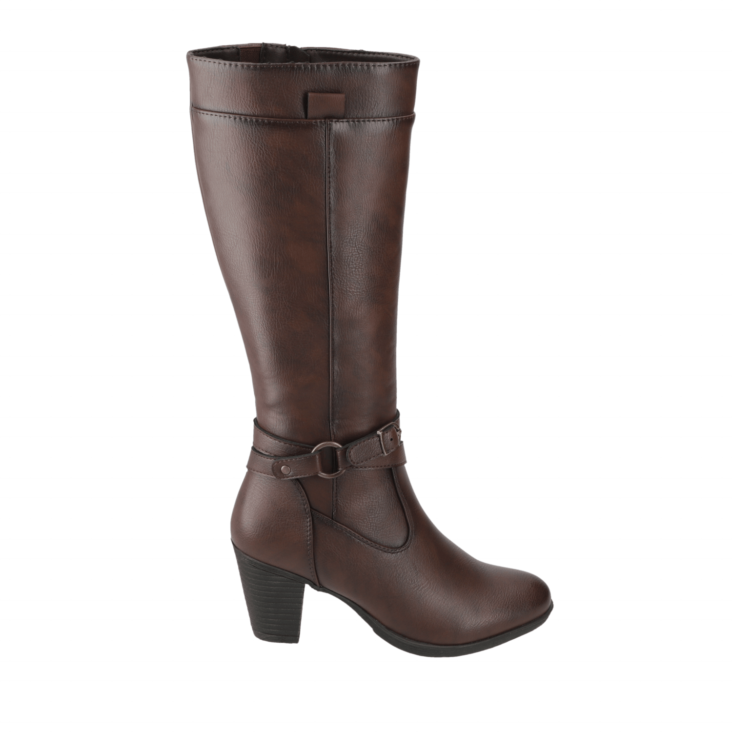 Bota Taco Ancho Café Dorette