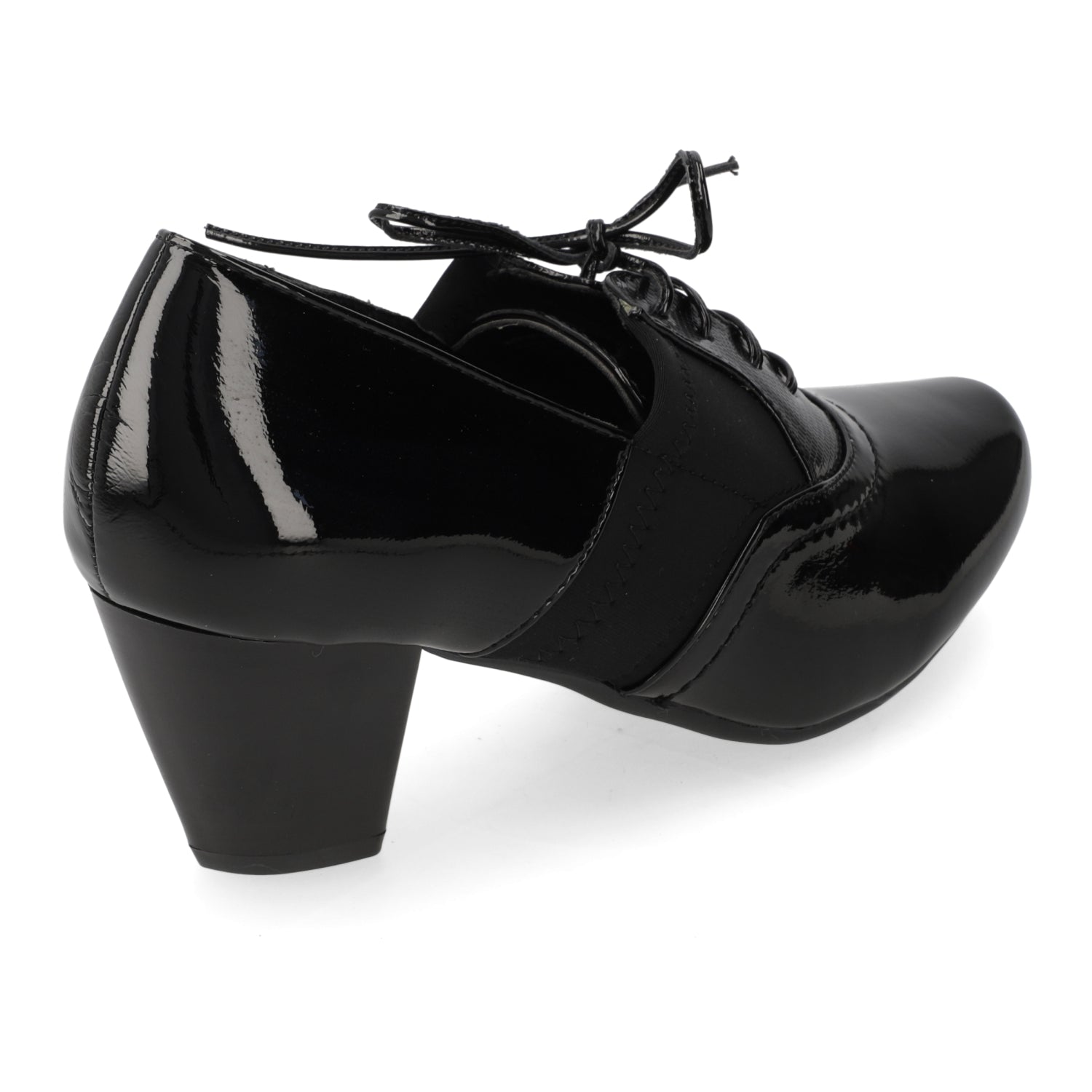 Taco Ancho 5 cm Negro New Walk 35 / Negro