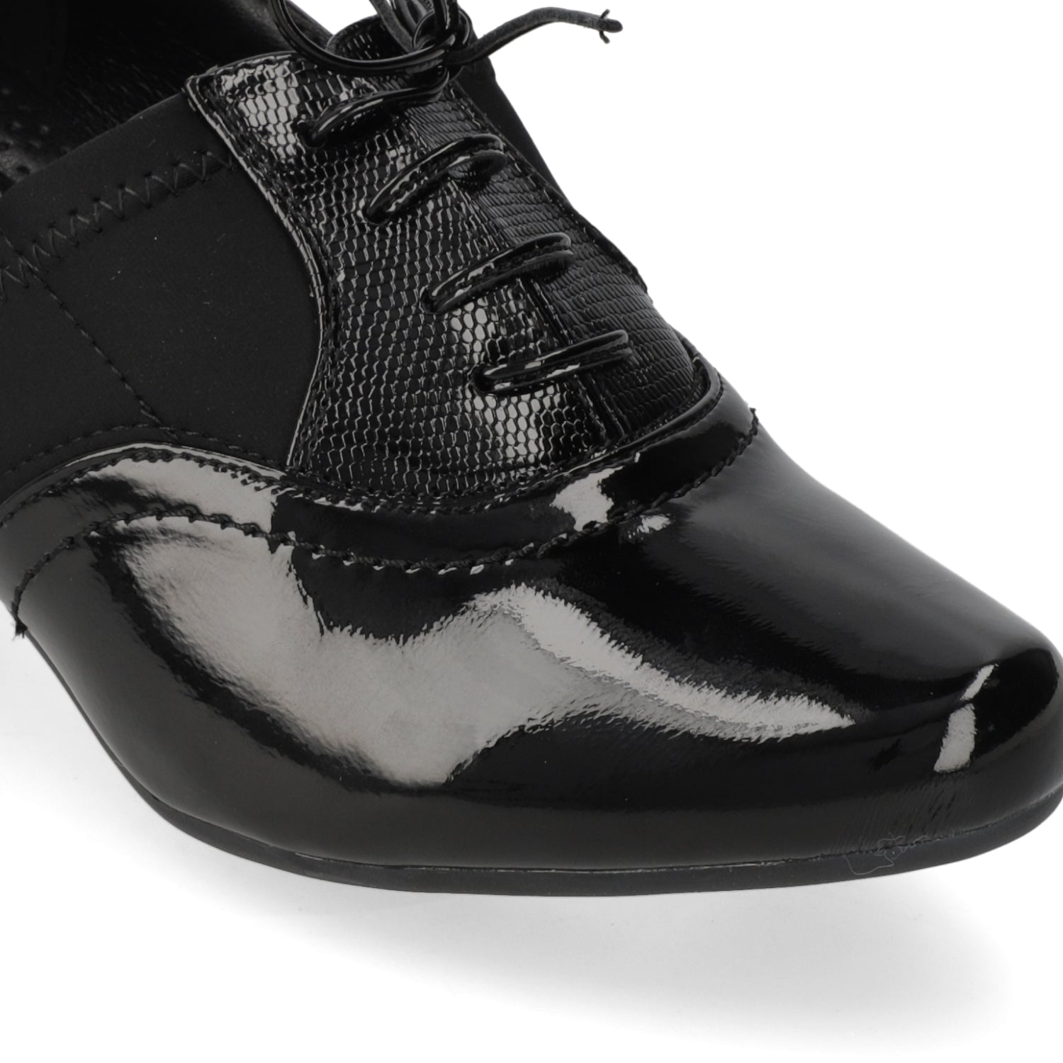 Taco Ancho 5 cm Negro New Walk 35 / Negro