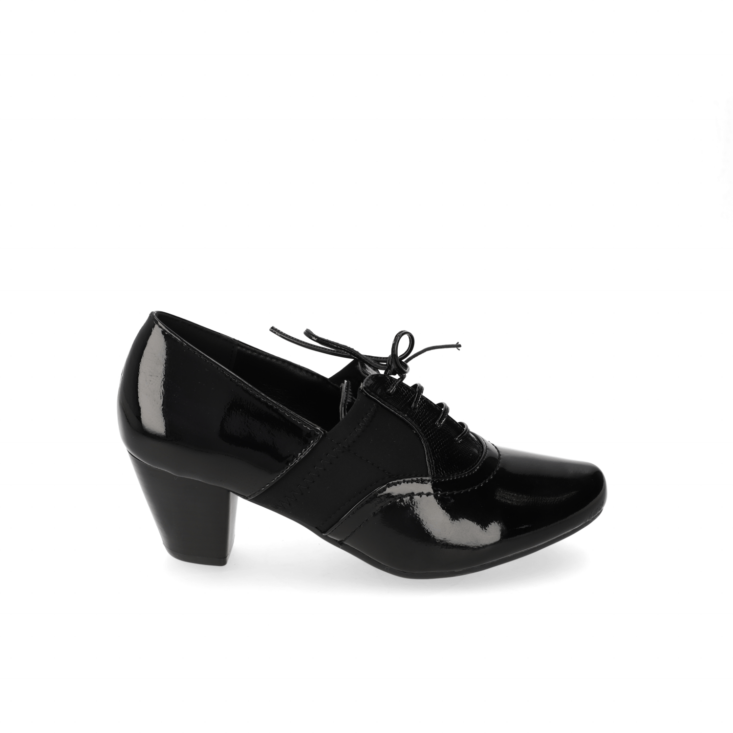 Taco Ancho 5 cm Negro New Walk 35 / Negro