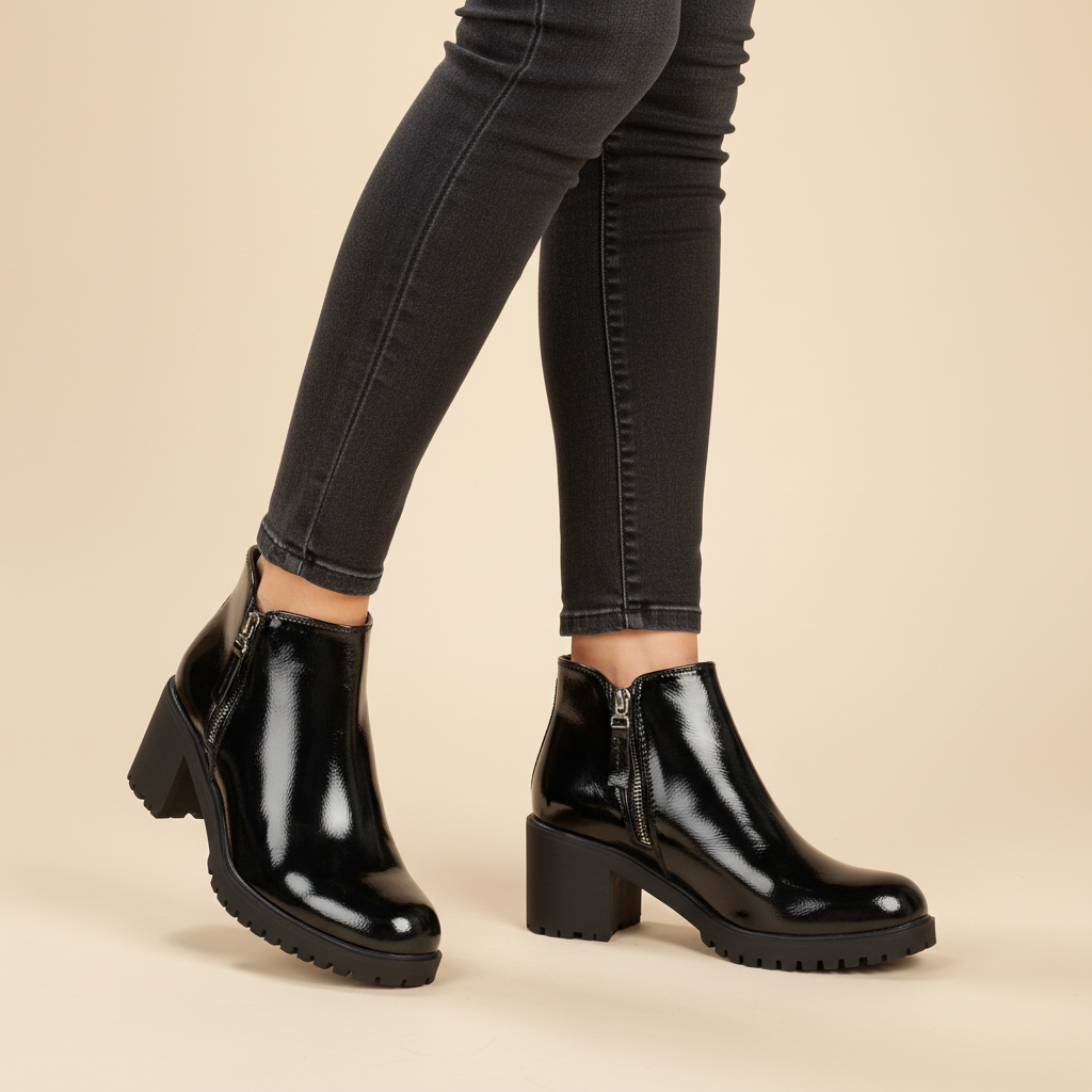 Botín Negro New Walk