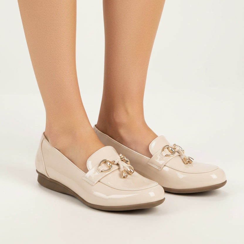 Mocasin Crema New Walk